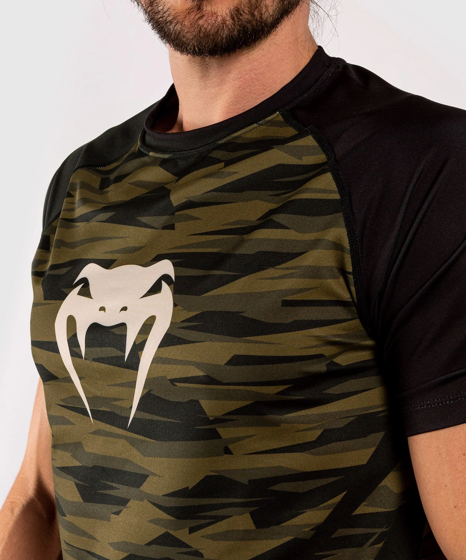 Venum Contender 5.0 Dry-Tech T-shirt - Khaki camo - Image 6