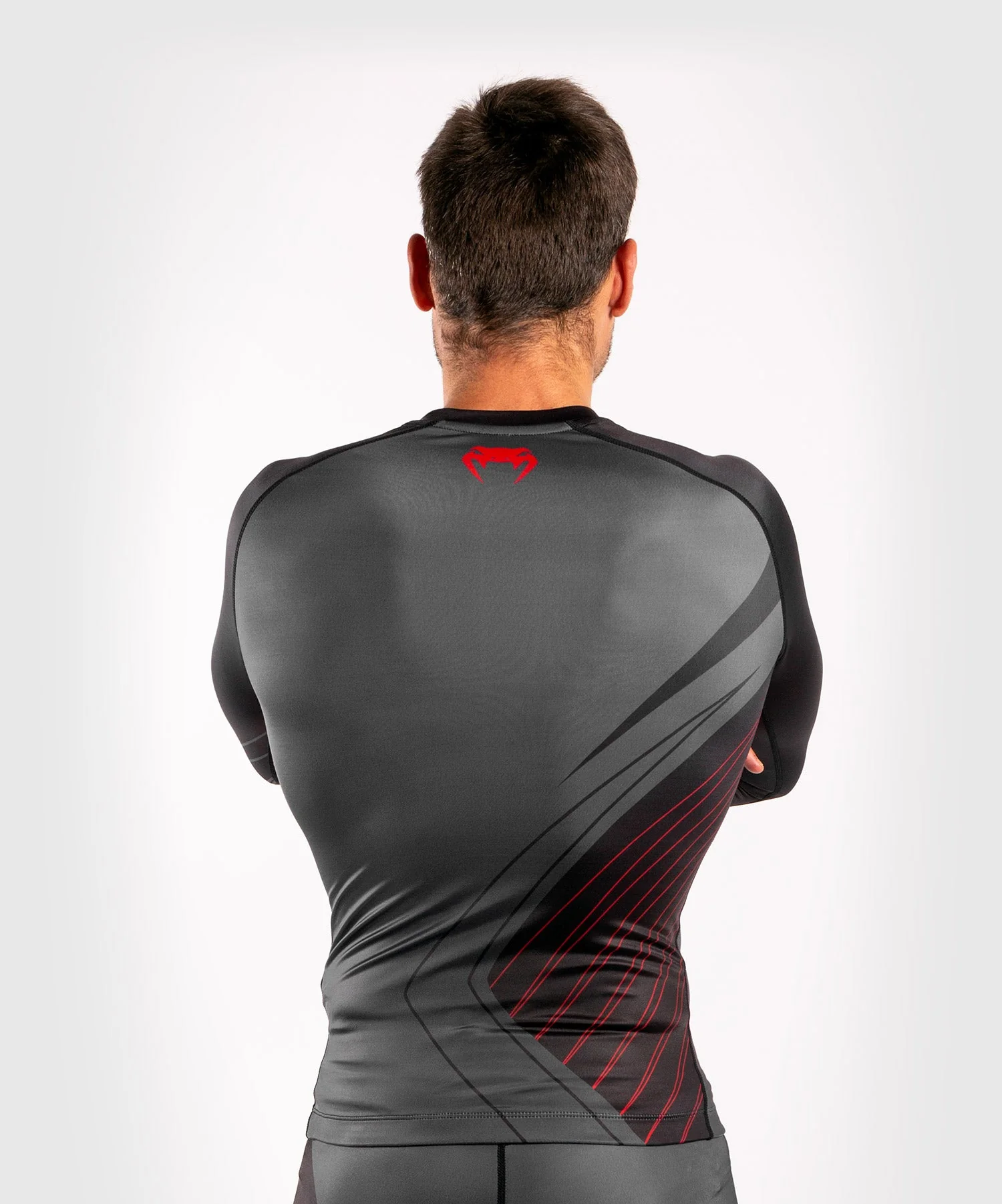 Venum Contender 5.0 Rashguard - Long sleeves - Black/Red - Image 4