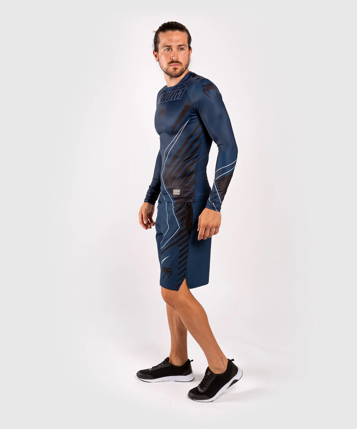 Venum Contender 5.0 Rashguard - Long sleeves - Navy/Sand - Image 9