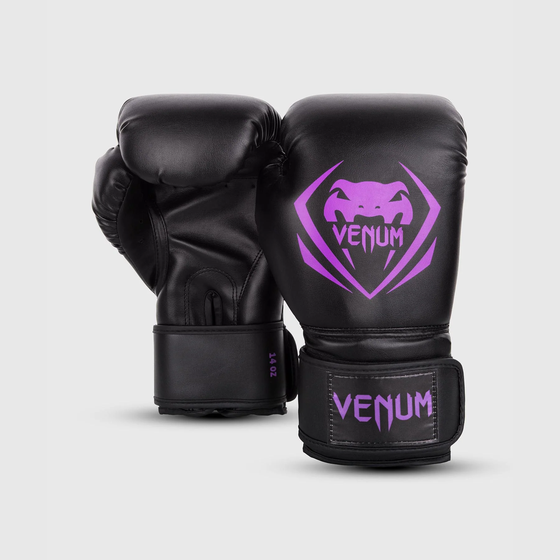 Venum Contender Boxing Gloves - Black/Purple - Image 2