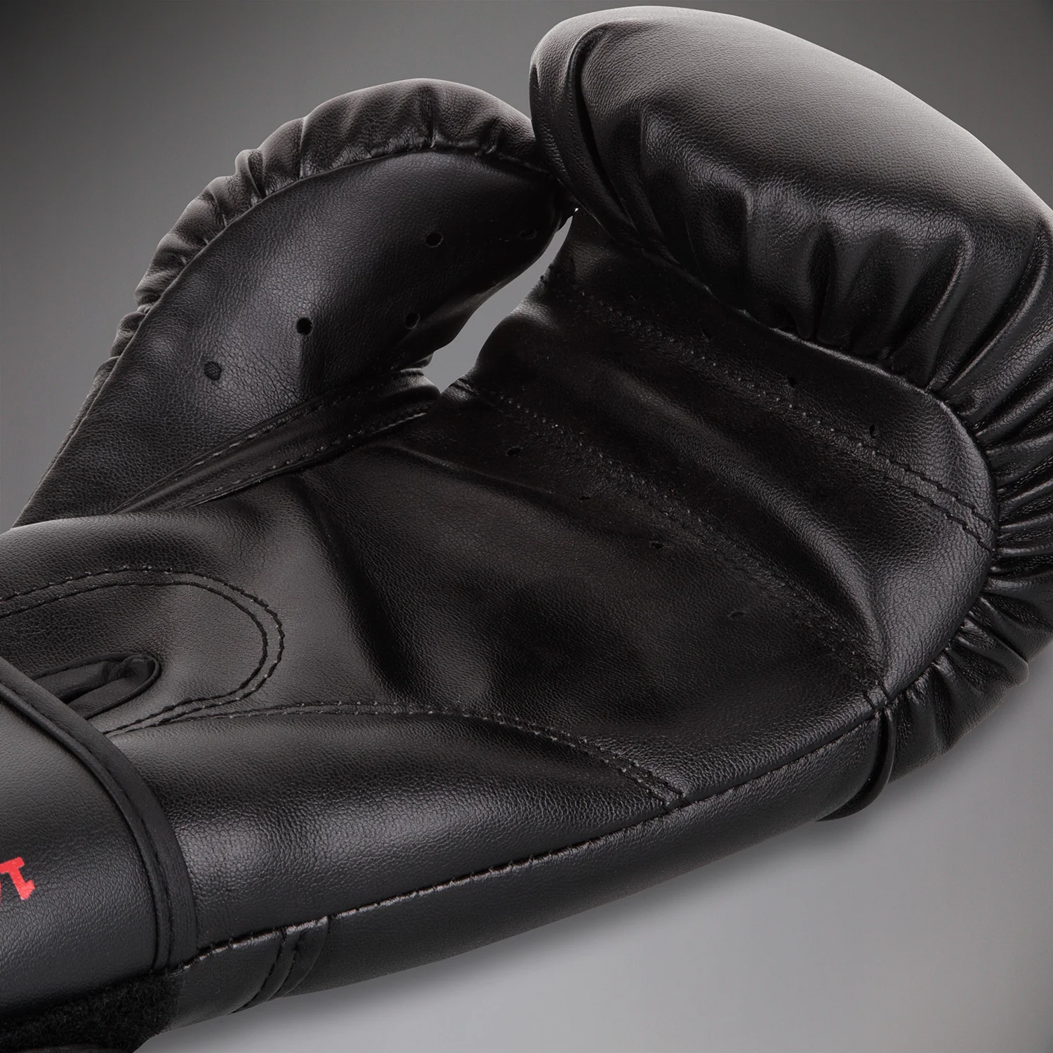 Venum Contender Boxing Gloves - Black/Red - Image 4