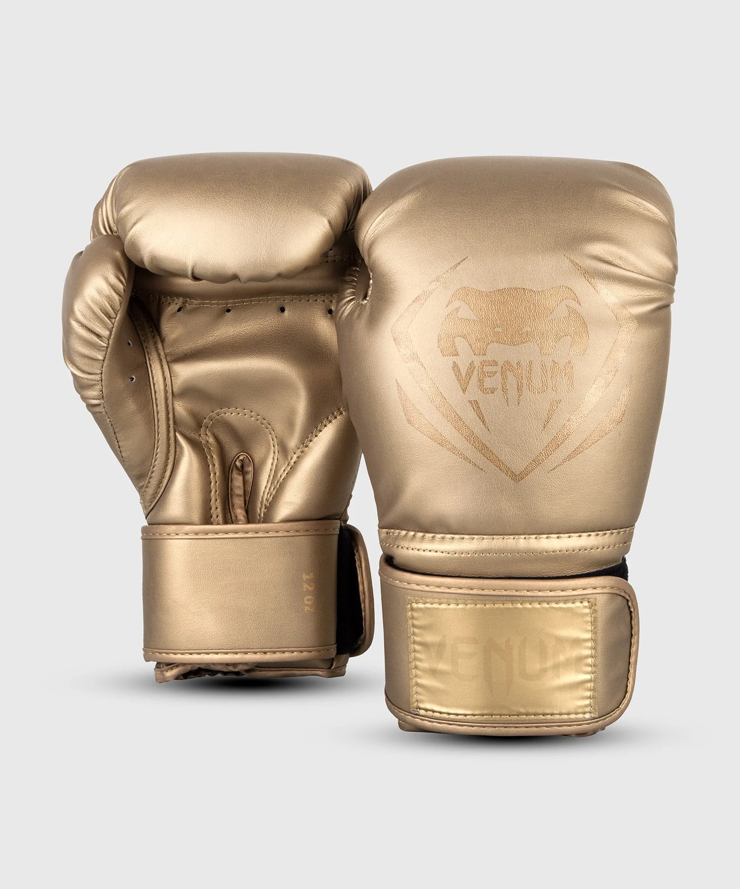 Venum Contender Boxing Gloves - Gold/Gold - Image 2
