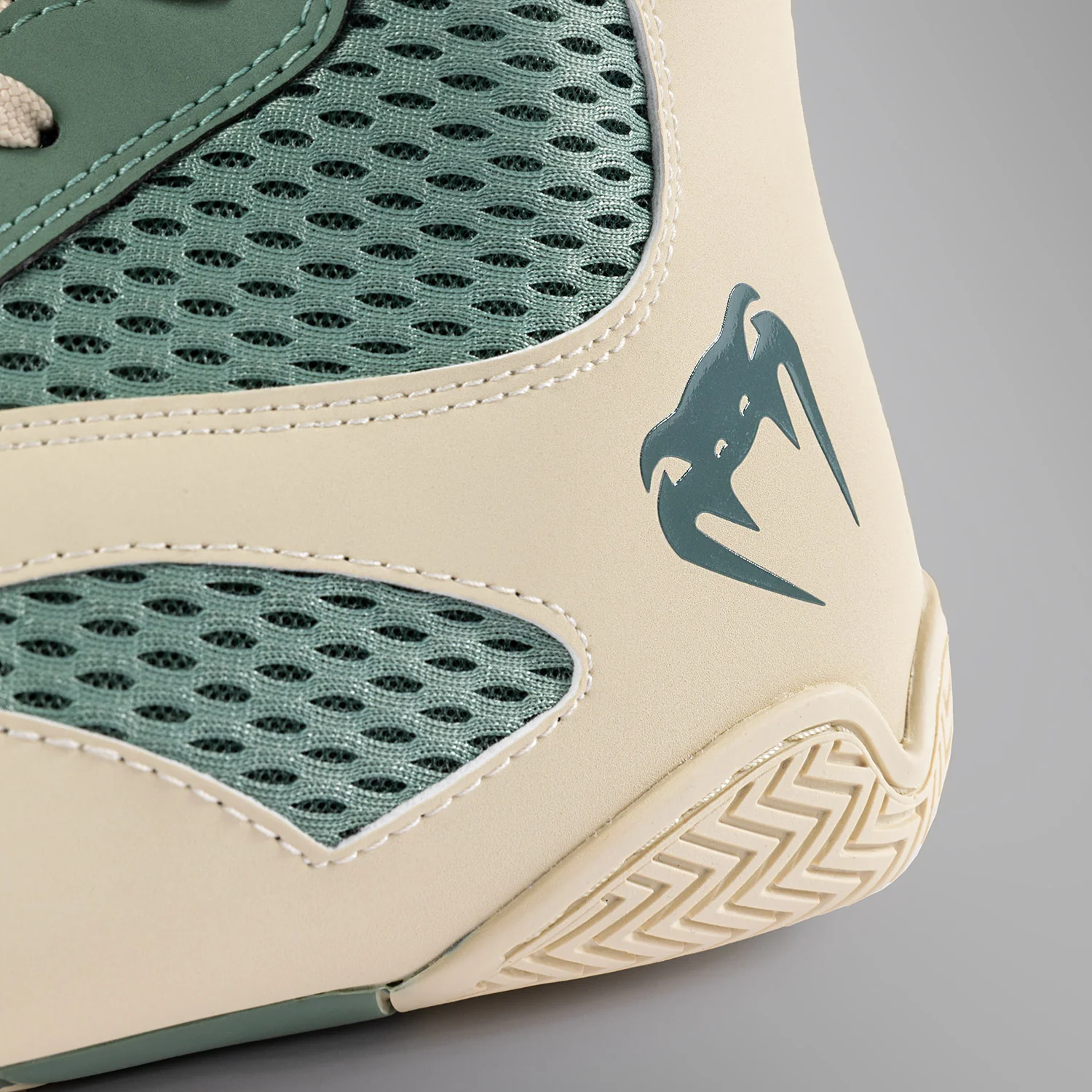 Venum Contender Boxing Shoes - Aqua Green/Ivory - Image 5