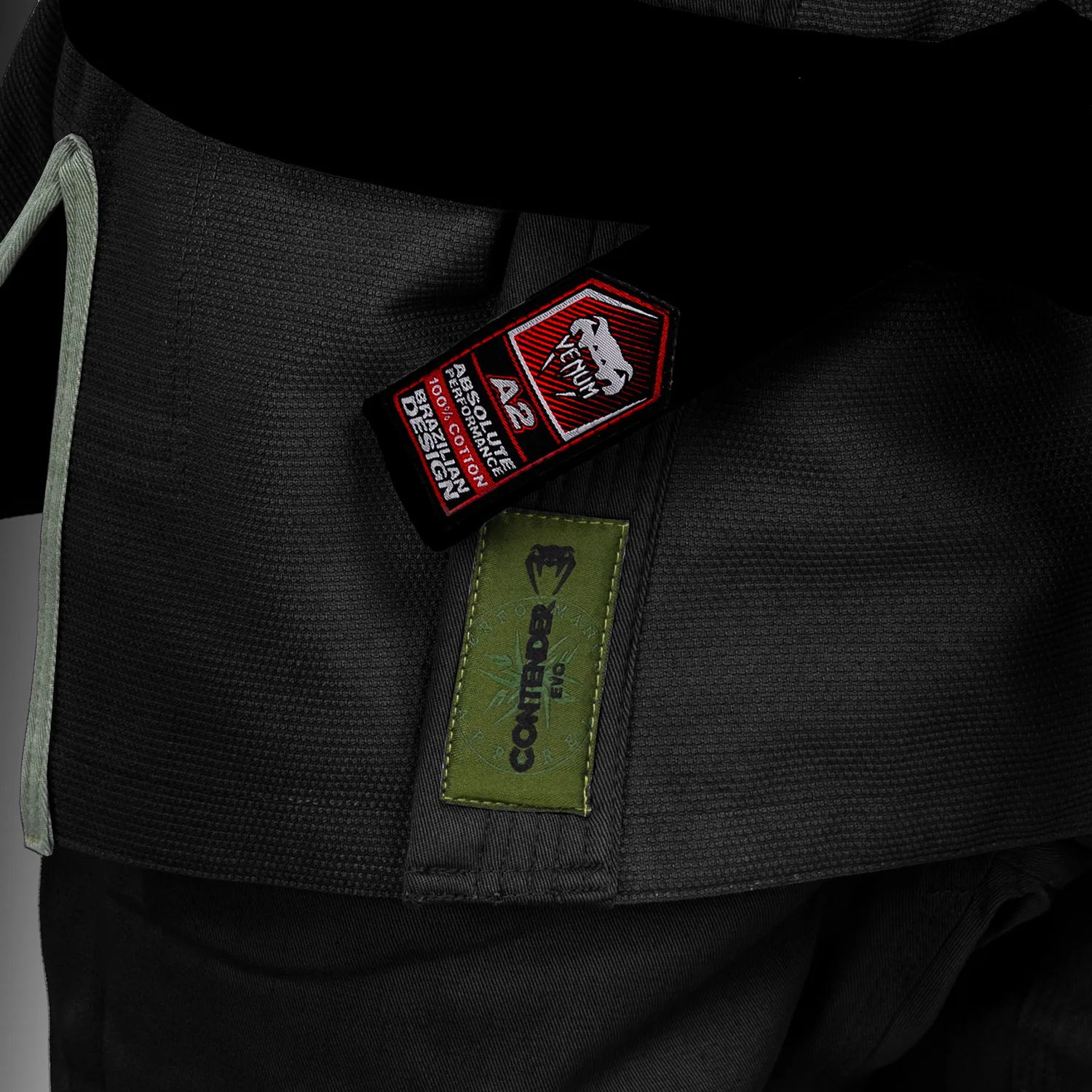 Venum Contender Evo 2.0 Brazilian Jiu Jitsu Gi 380g - Black - Image 6