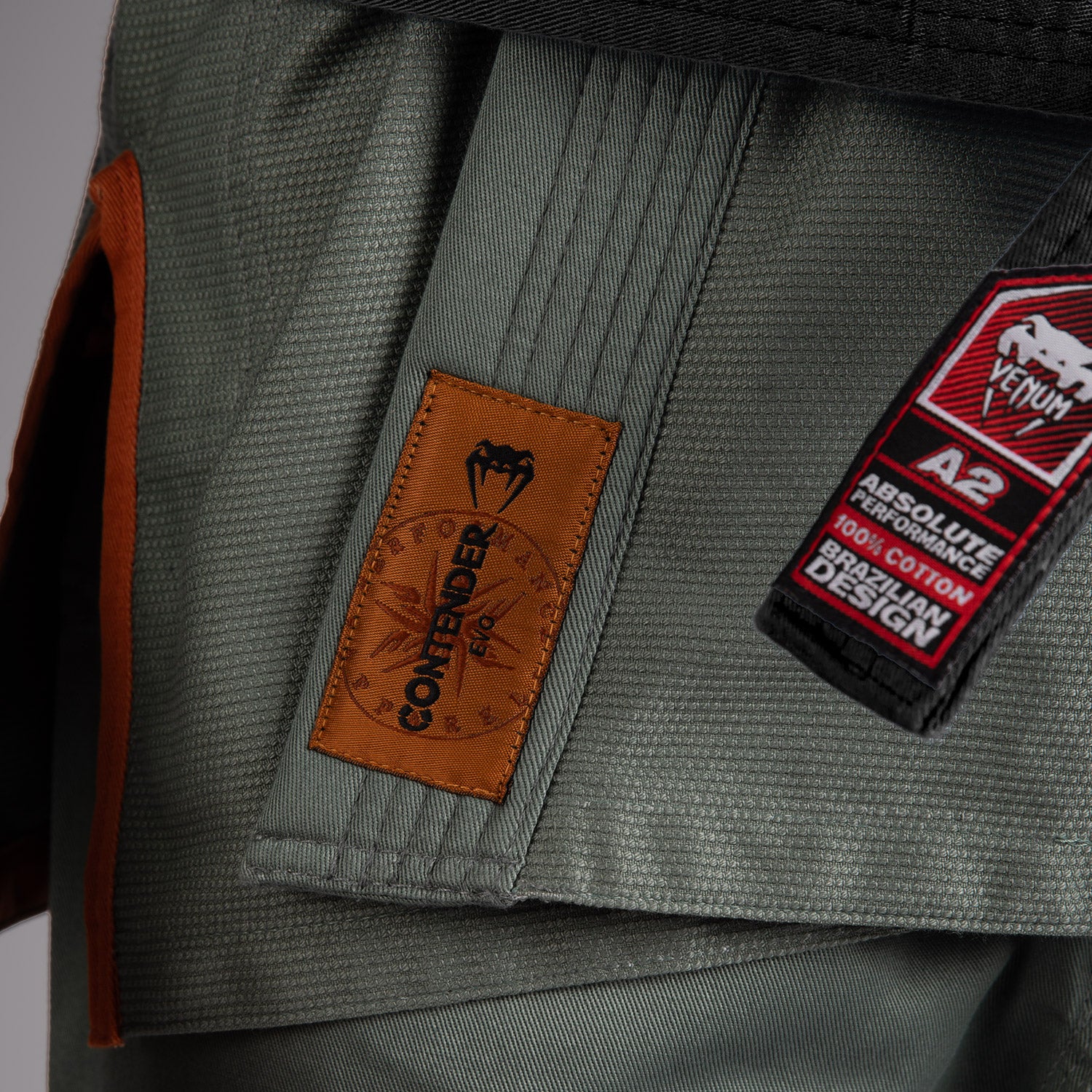 Venum Contender Evo 2.0 Brazilian Jiu Jitsu Gi 380g - Deep Forest Green - Image 6
