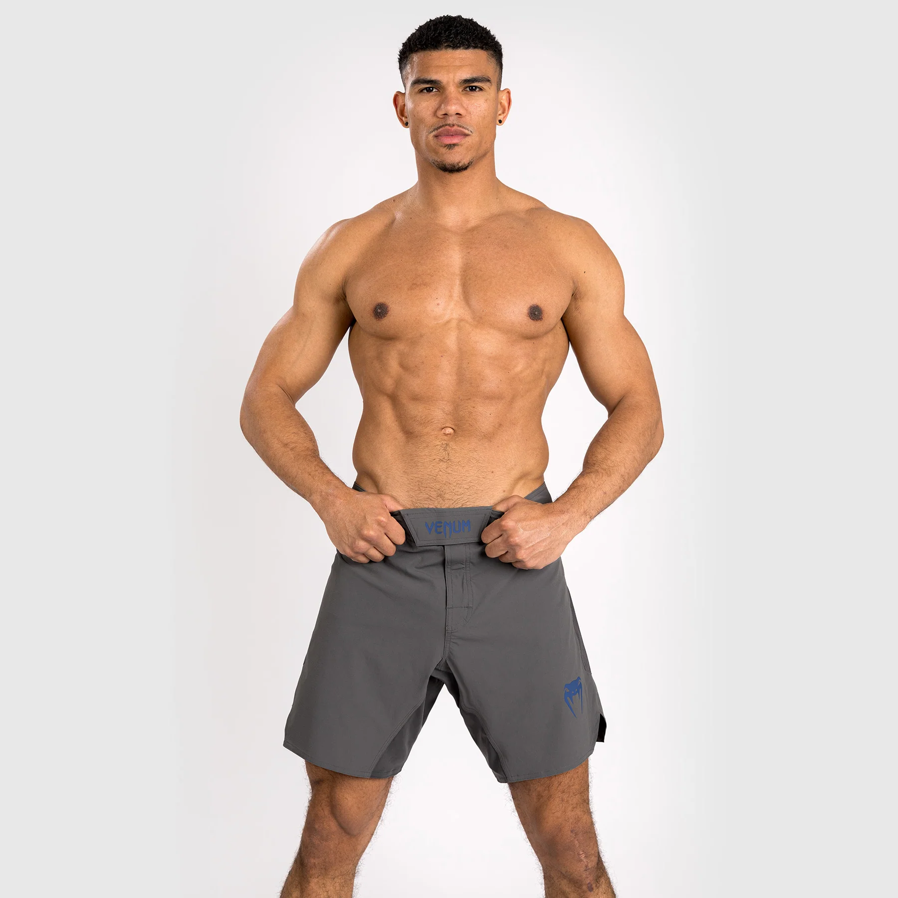 Venum Contender Men’s Fight Shorts - Grey - Image 3