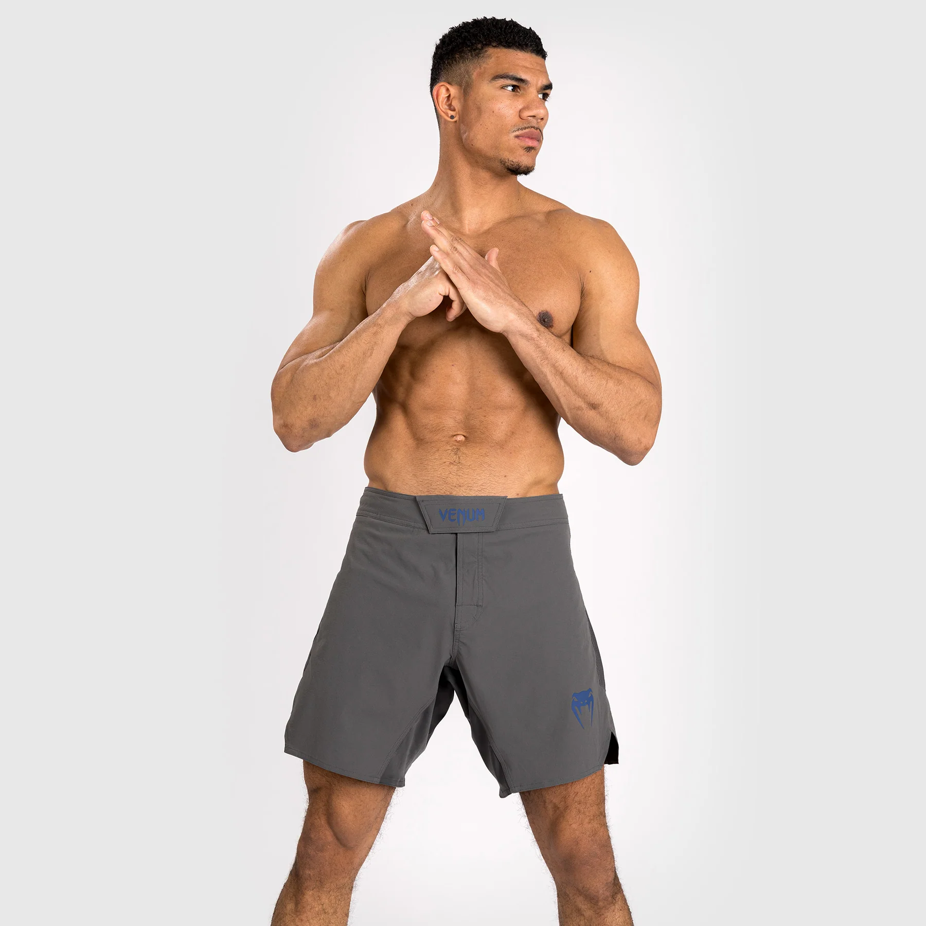 Venum Contender Men’s Fight Shorts - Grey - Image 4