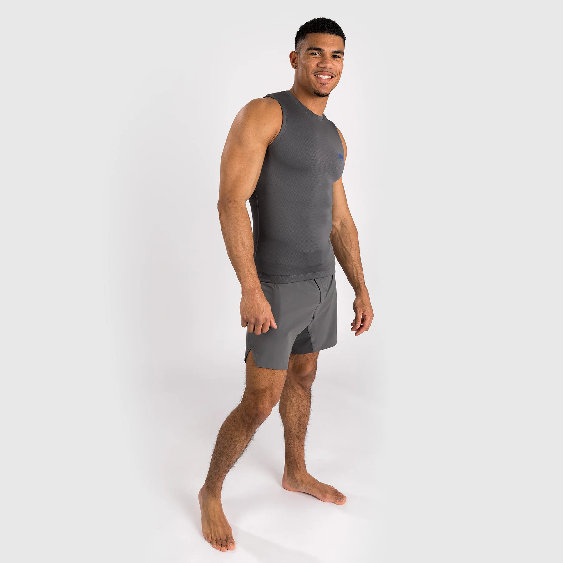 Venum Contender Men’s Sleeveless Rashguard - Grey - Image 4