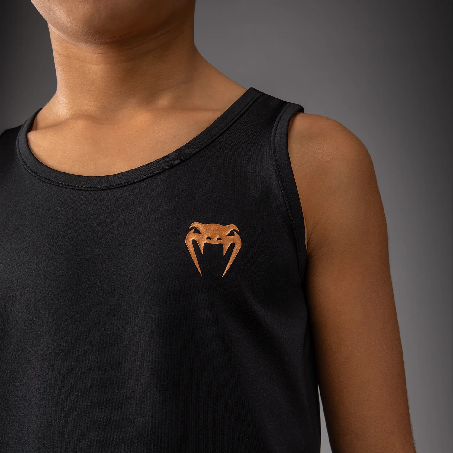 Venum Contender Youth Tank Top - Black/Gold - Image 4