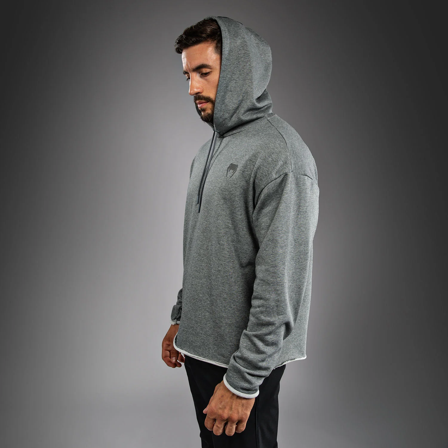 Venum Divide Hoodie - Heather Grey - Image 3