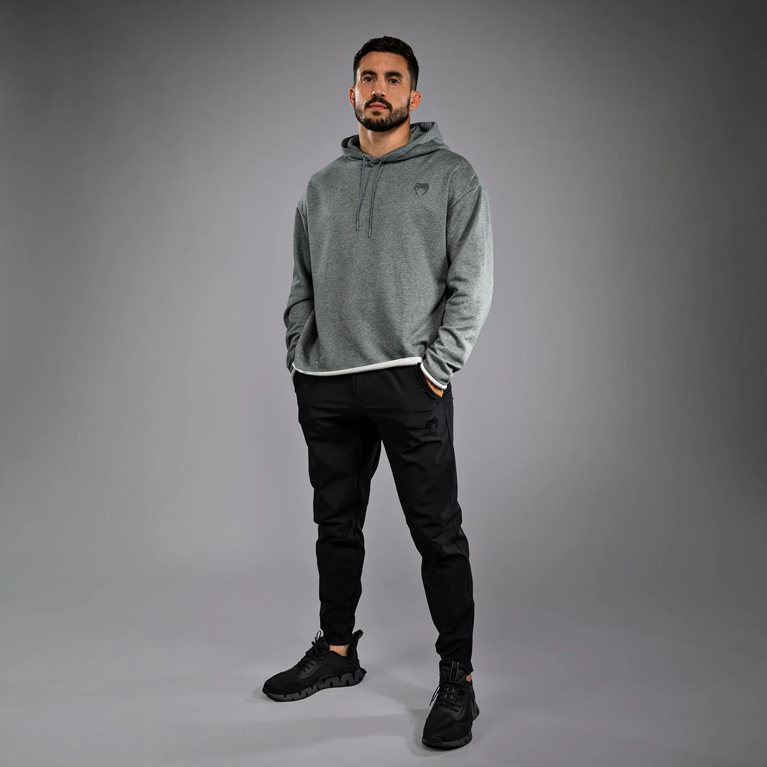 Venum Divide Hoodie - Heather Grey - Image 6