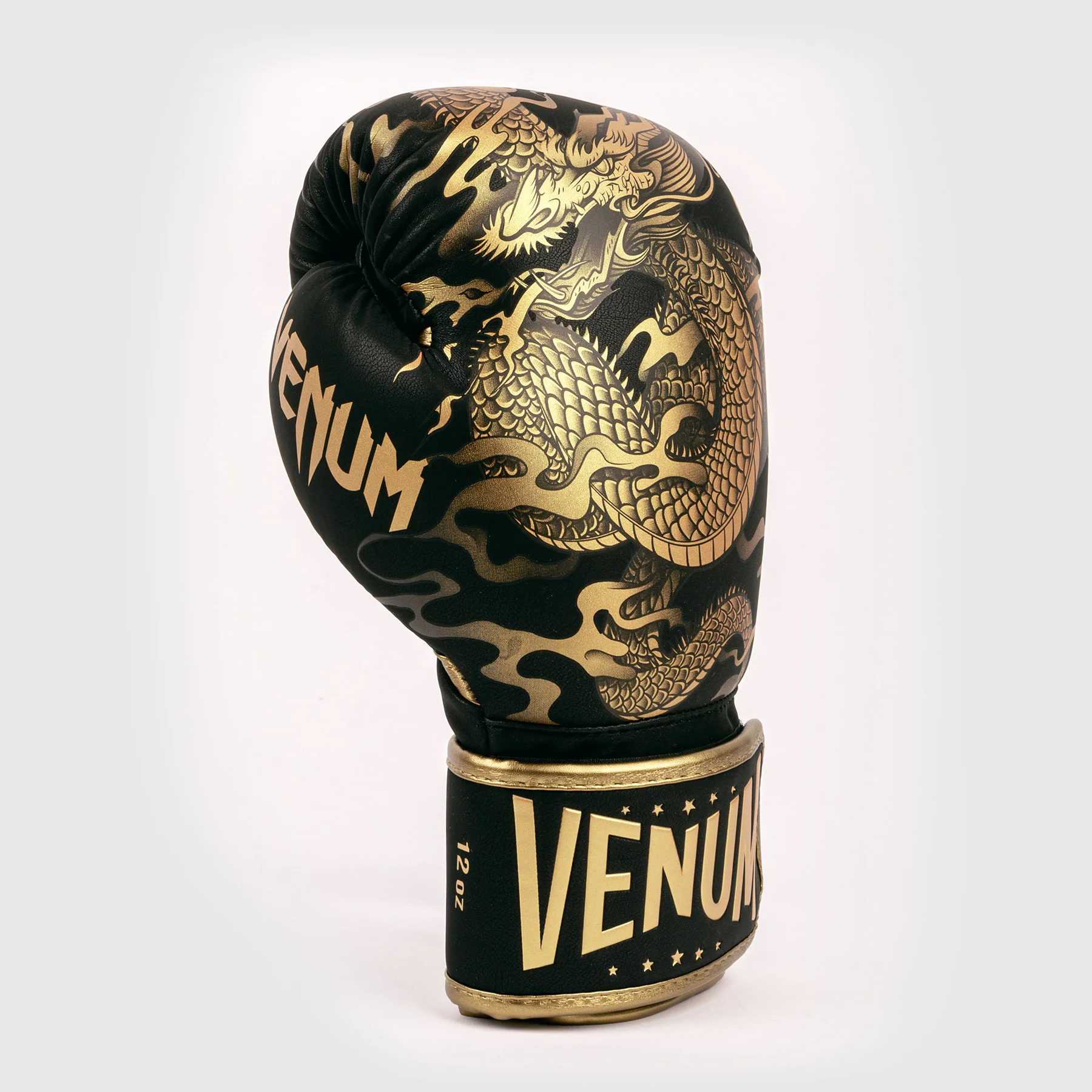 Venum Dragon's Flight Boxing Gloves - Black/Bronze - Image 5