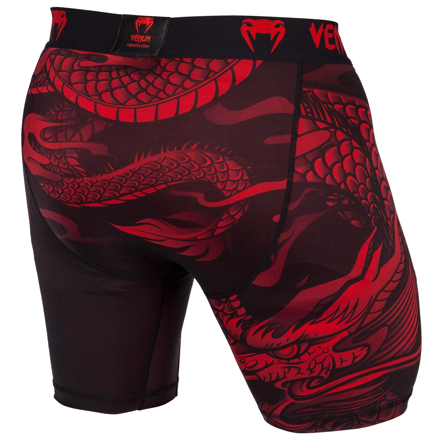 Venum Dragon's Flight Compression Shorts - Black/Red - Image 3