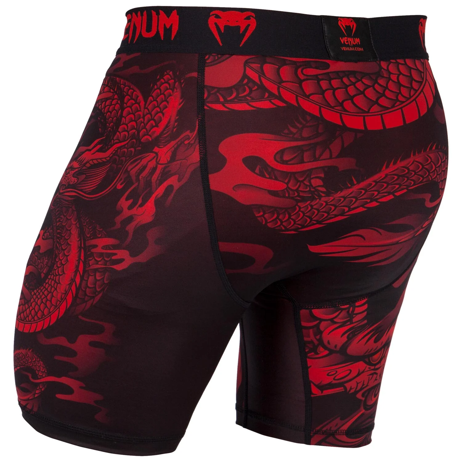 Venum Dragon's Flight Compression Shorts - Black/Red - Image 4