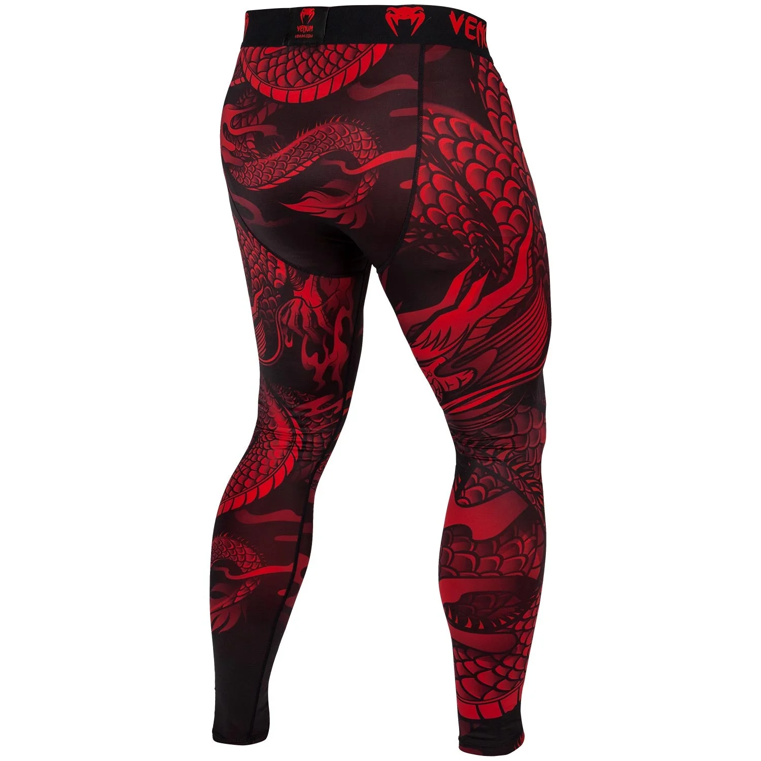 Venum Dragon's Flight Compression Tights - Black/Red - Image 4