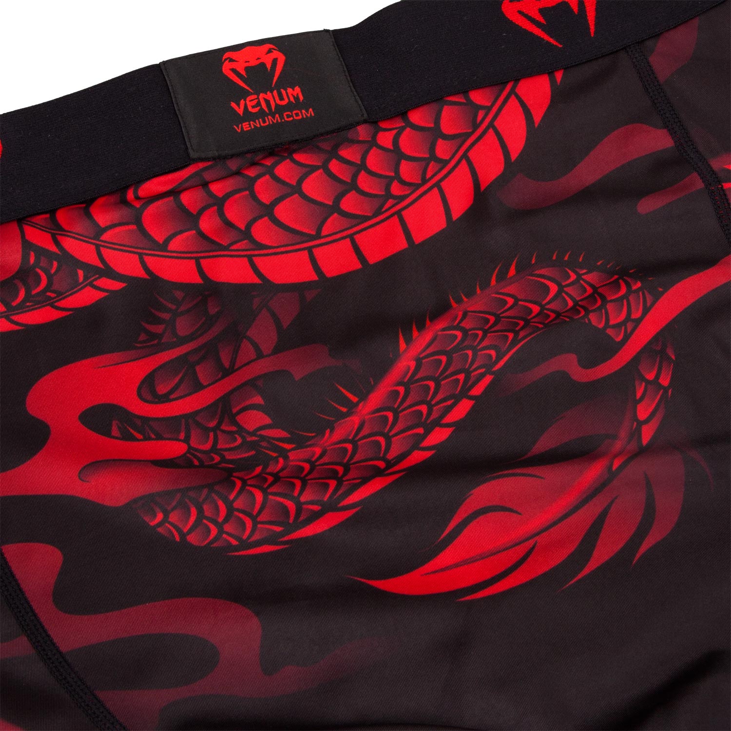 Venum Dragon's Flight Compression Tights - Black/Red - Image 6