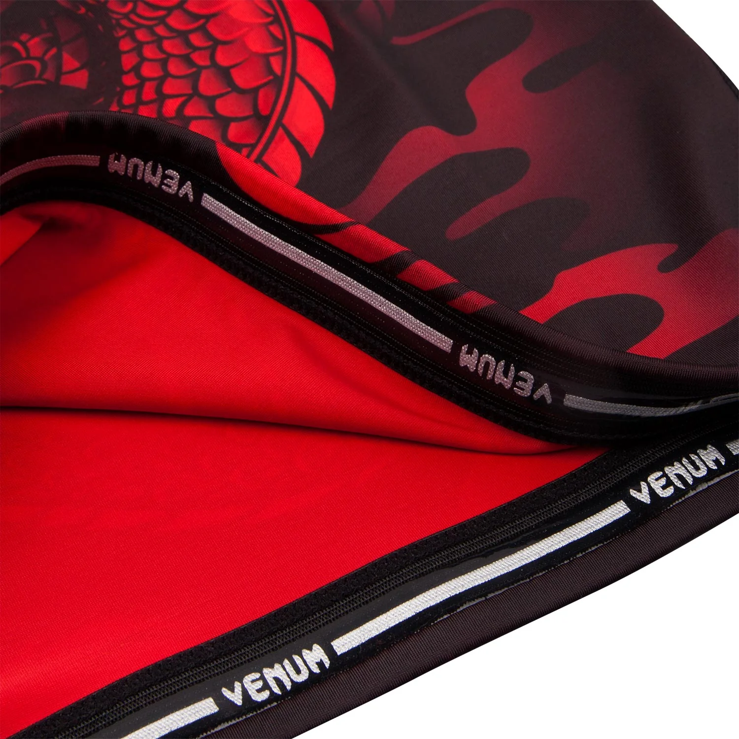 Venum Dragon's Flight Rashguard - Long Sleeves - Black/Red - Image 9
