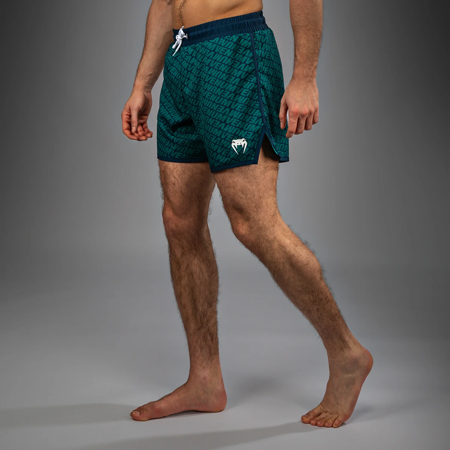 Venum Echo Board Shorts - Deep Ocean Blue/Emerald Green - Image 2