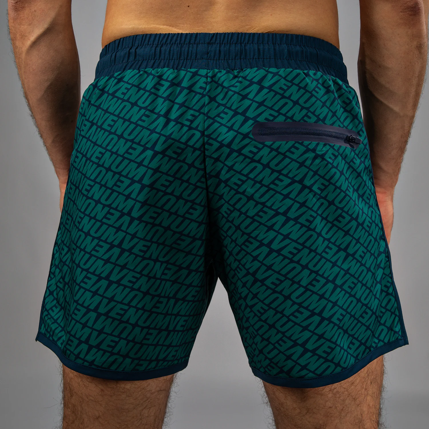 Venum Echo Board Shorts - Deep Ocean Blue/Emerald Green - Image 6