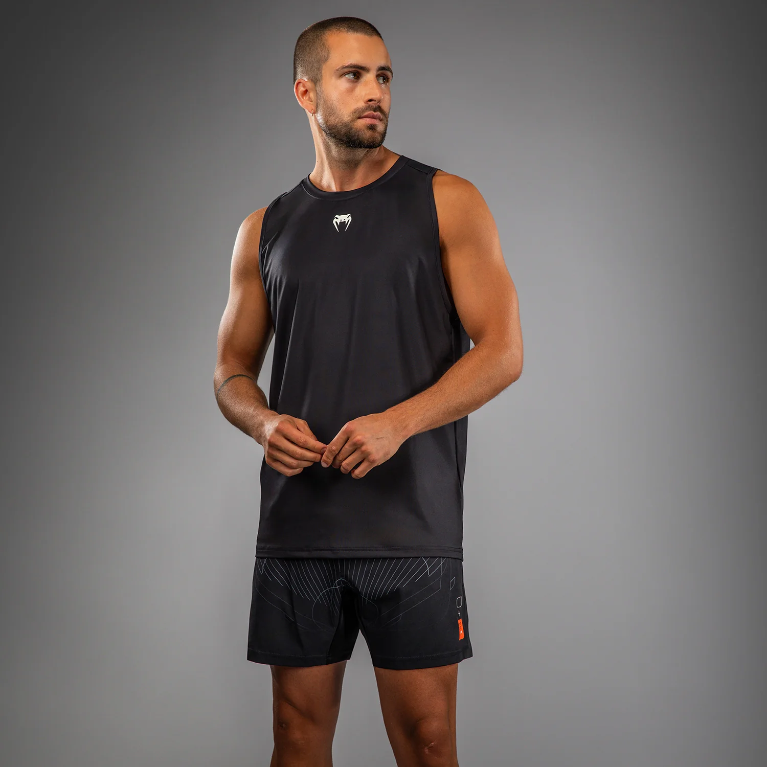 Venum Eclipse Dry-Tech Tank Top - Black/Ivory - Image 5