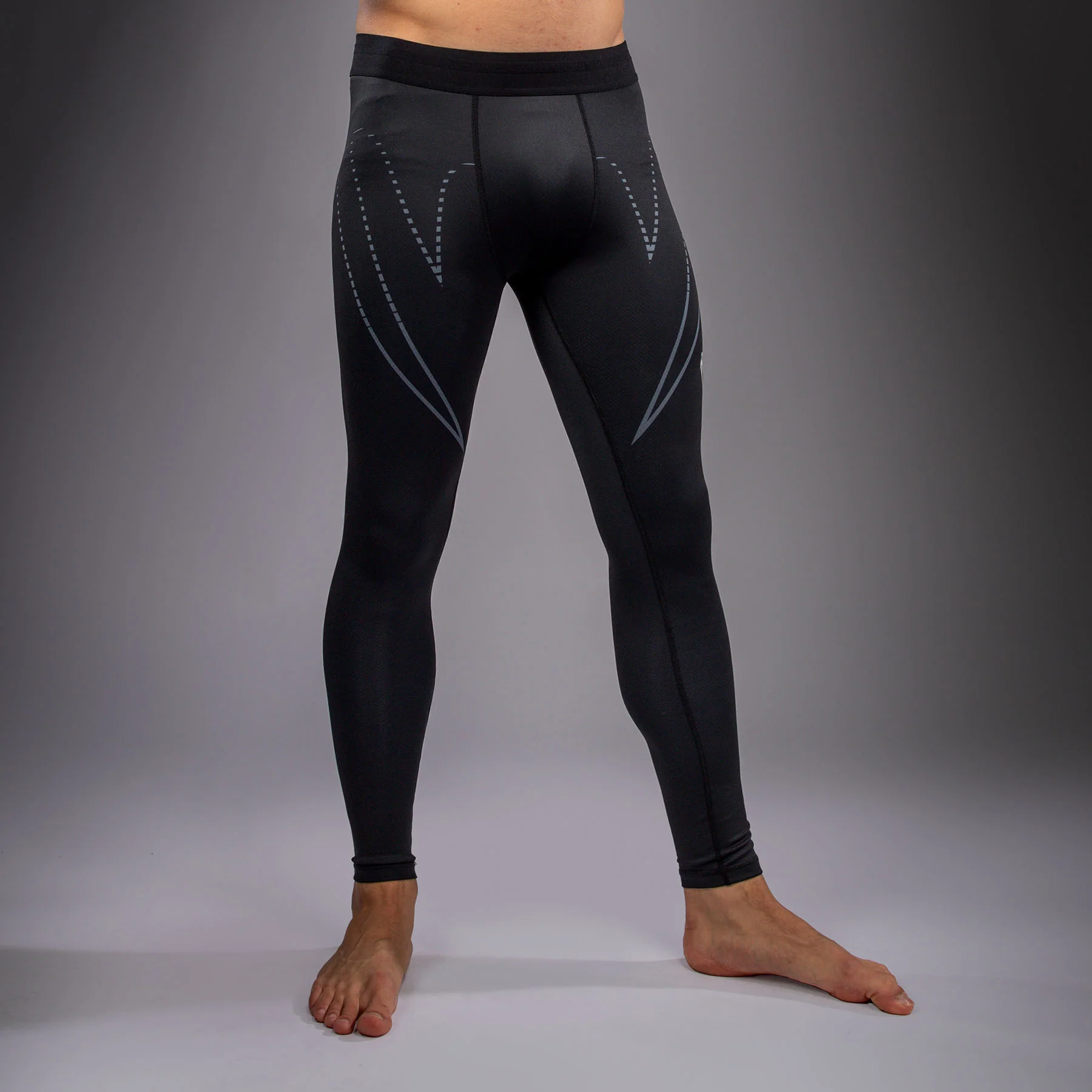 Venum Edge Spats - Black/Sand - Image 2