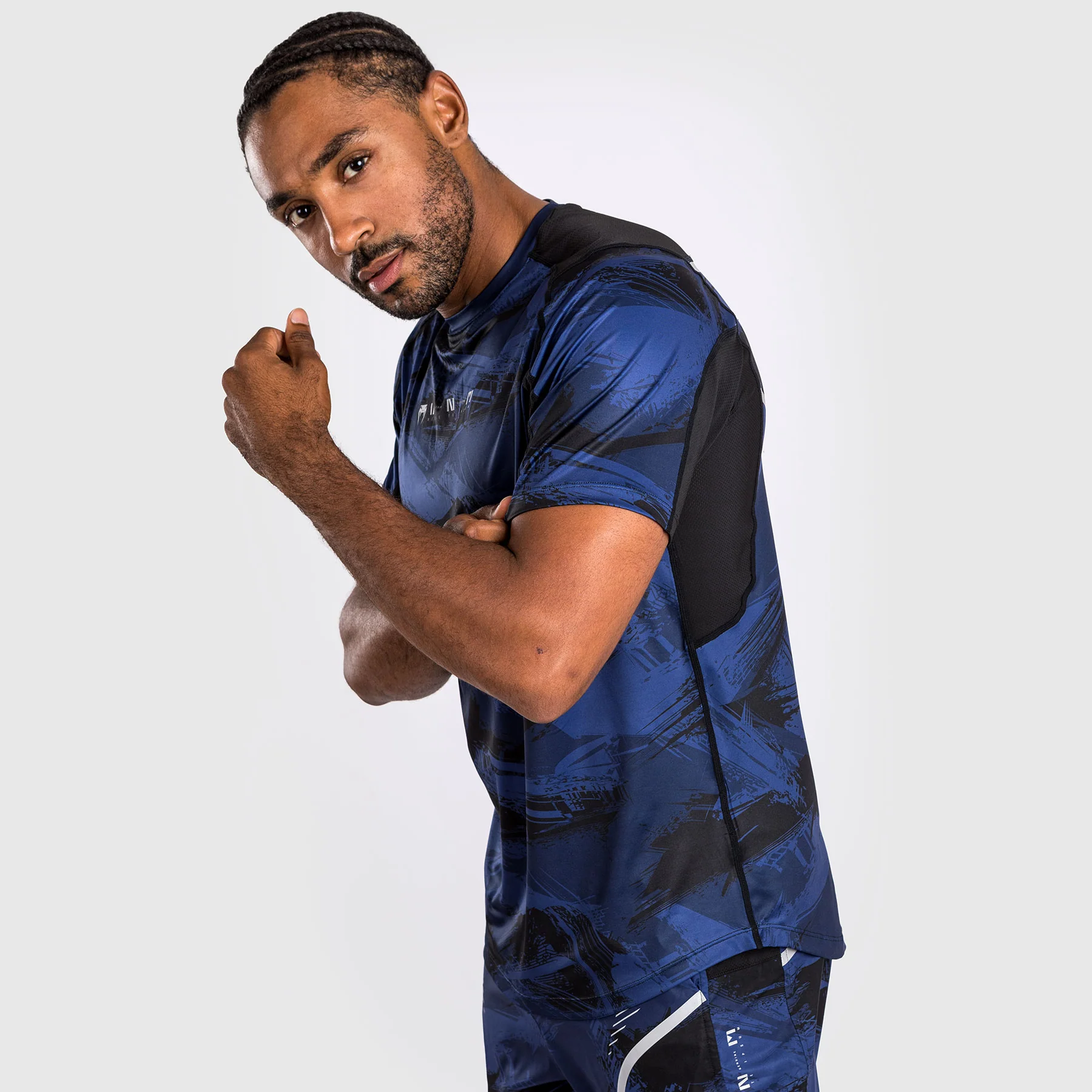 Venum Electron 3.0 Dry-Tech t-shirt - Navy - Image 3