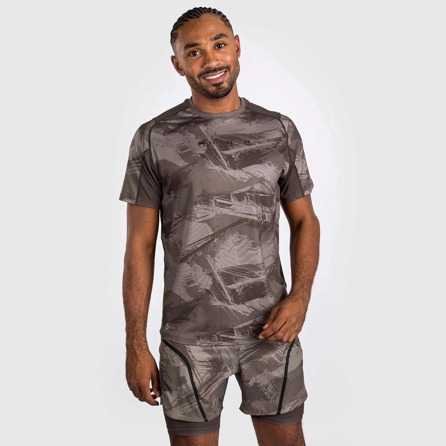 Venum Electron 3.0 Dry-Tech t-shirt - Sand - Image 5