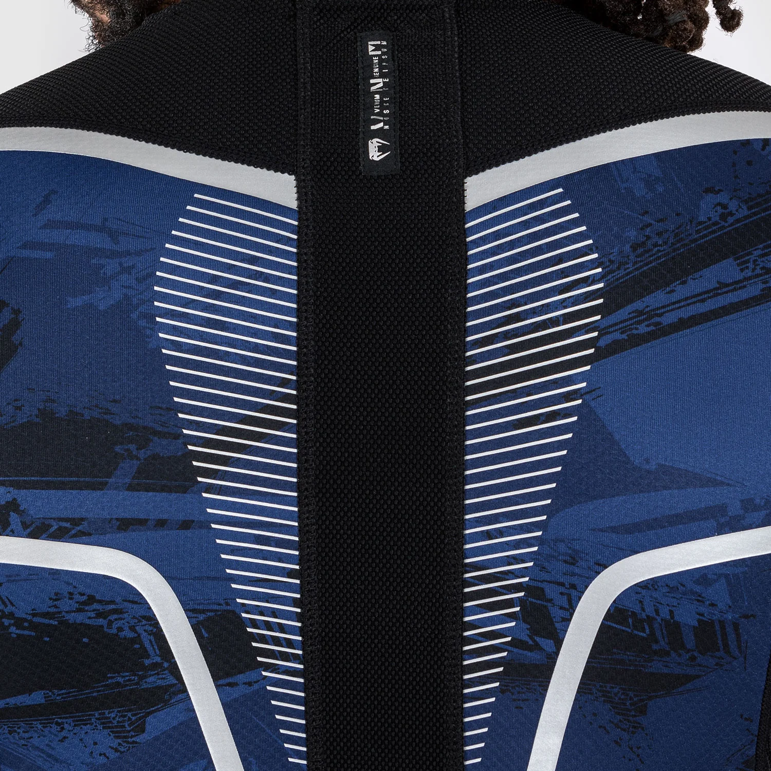 Venum Electron 3.0 Long Sleeve Rashguard - Navy - Image 6