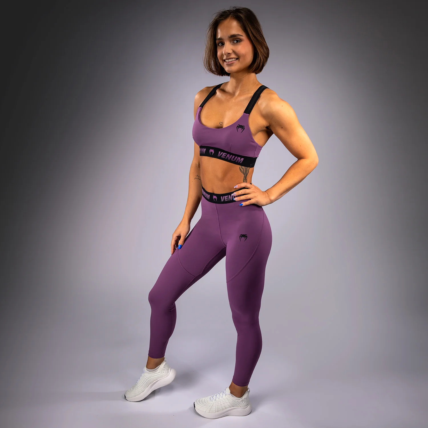 Venum Elevate Women Sports Bra - Liliac - Image 2