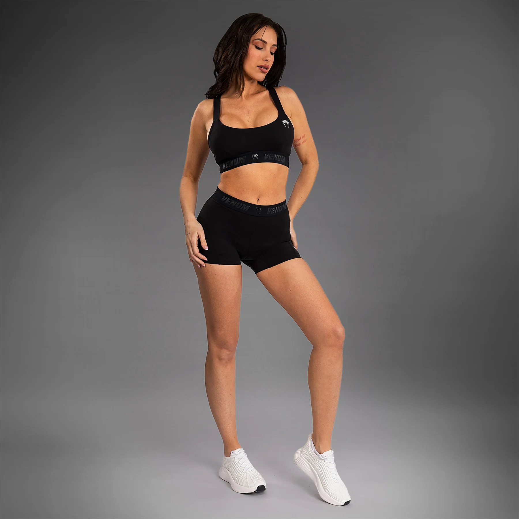 Venum Elevate Women Vale Tudo Shorts- Black - Image 5