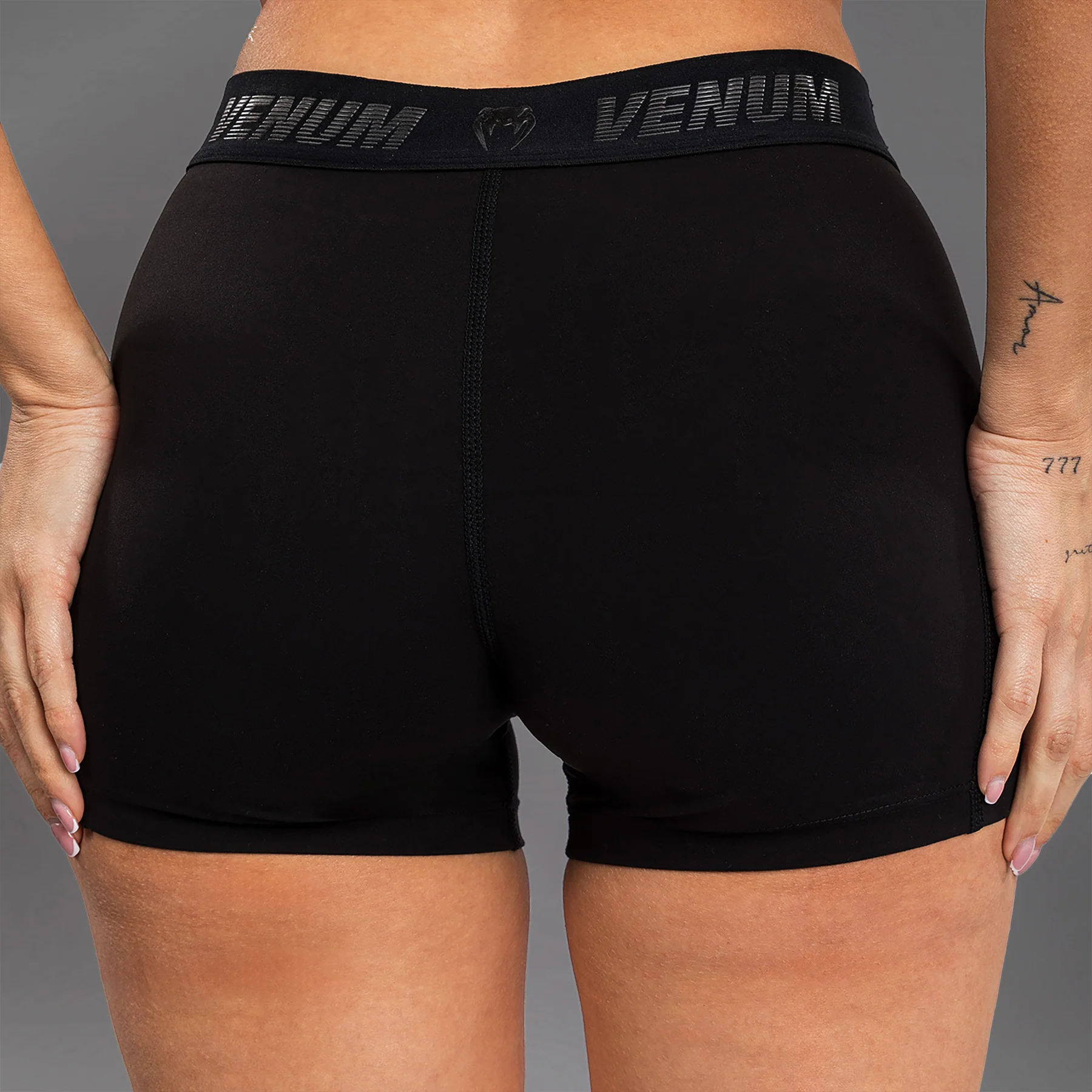 Venum Elevate Women Vale Tudo Shorts- Black - Image 7