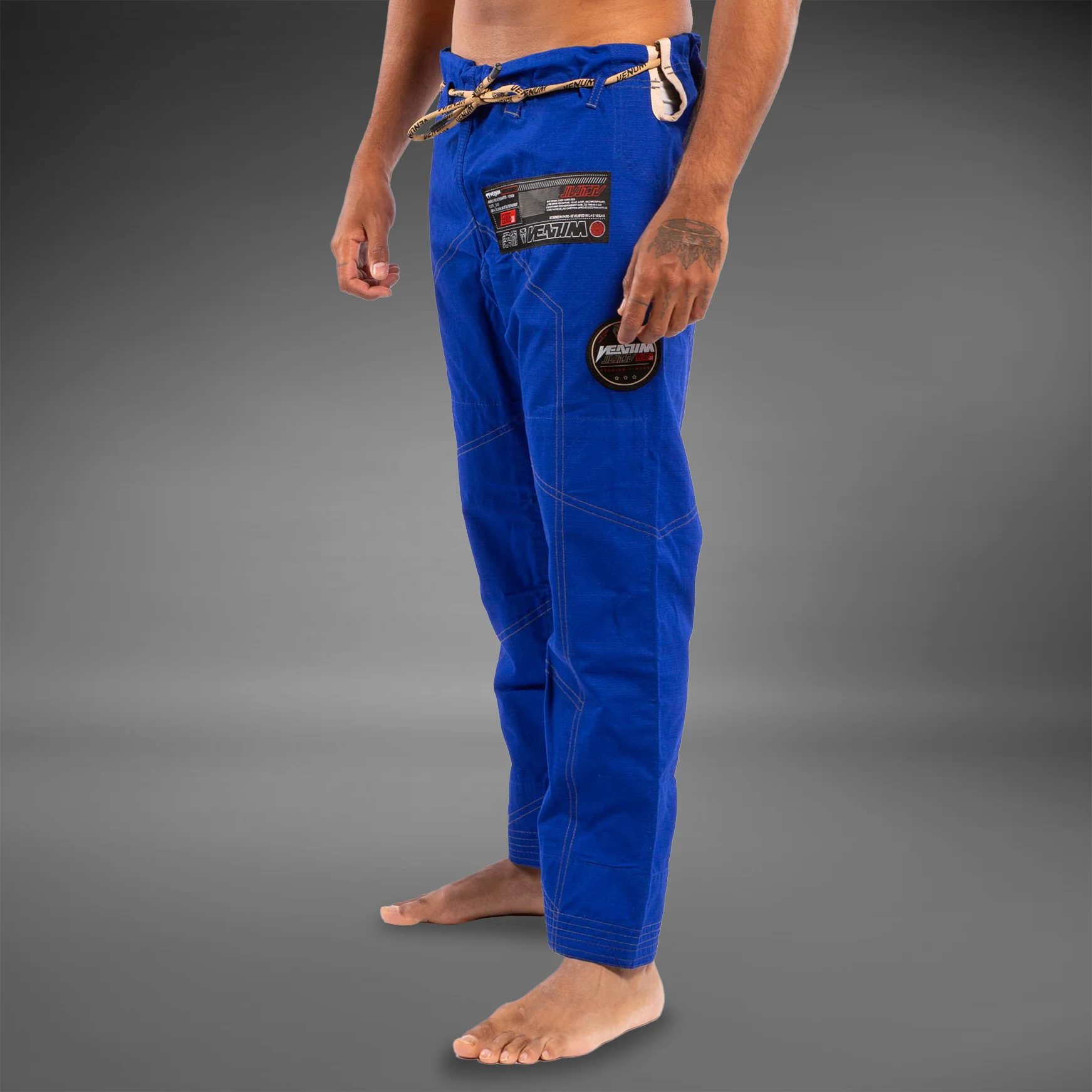 Venum Elite 3.0 BJJ Gi - Blue - Image 9