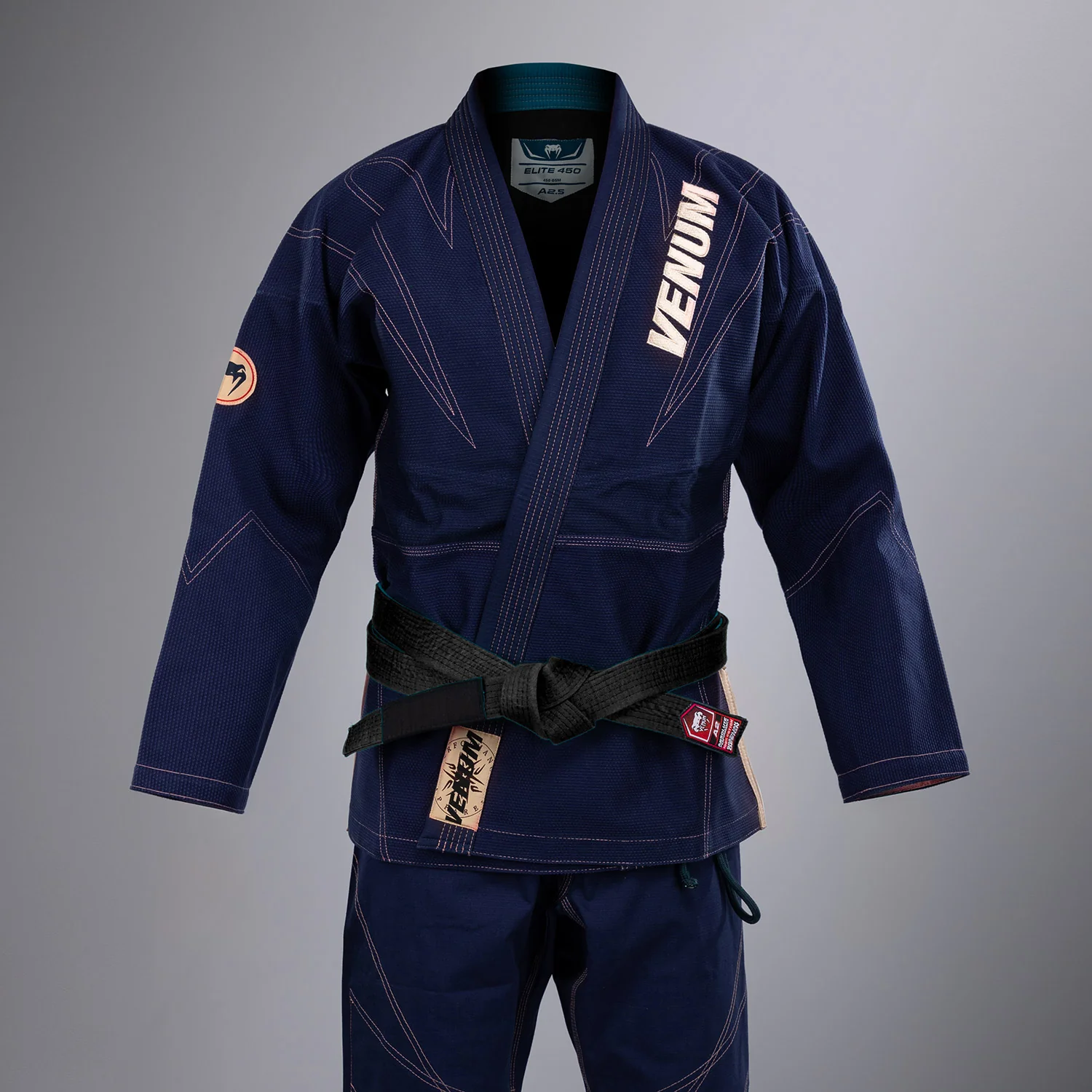 Venum Elite 5.0 - 450 - Brazilian Jiu Jitsu Gi - Navy - Image 3