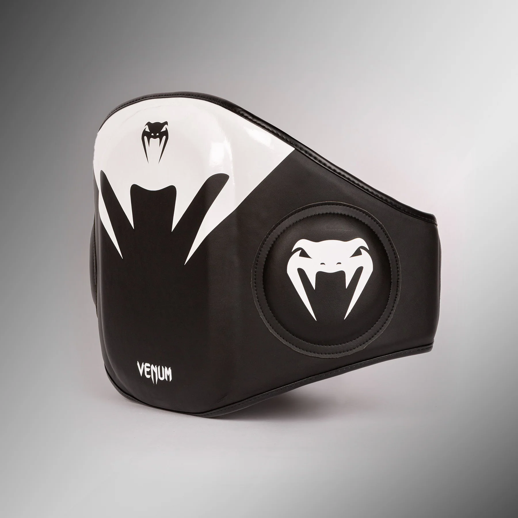 Venum Elite Belly Protector - Black/White - Image 2