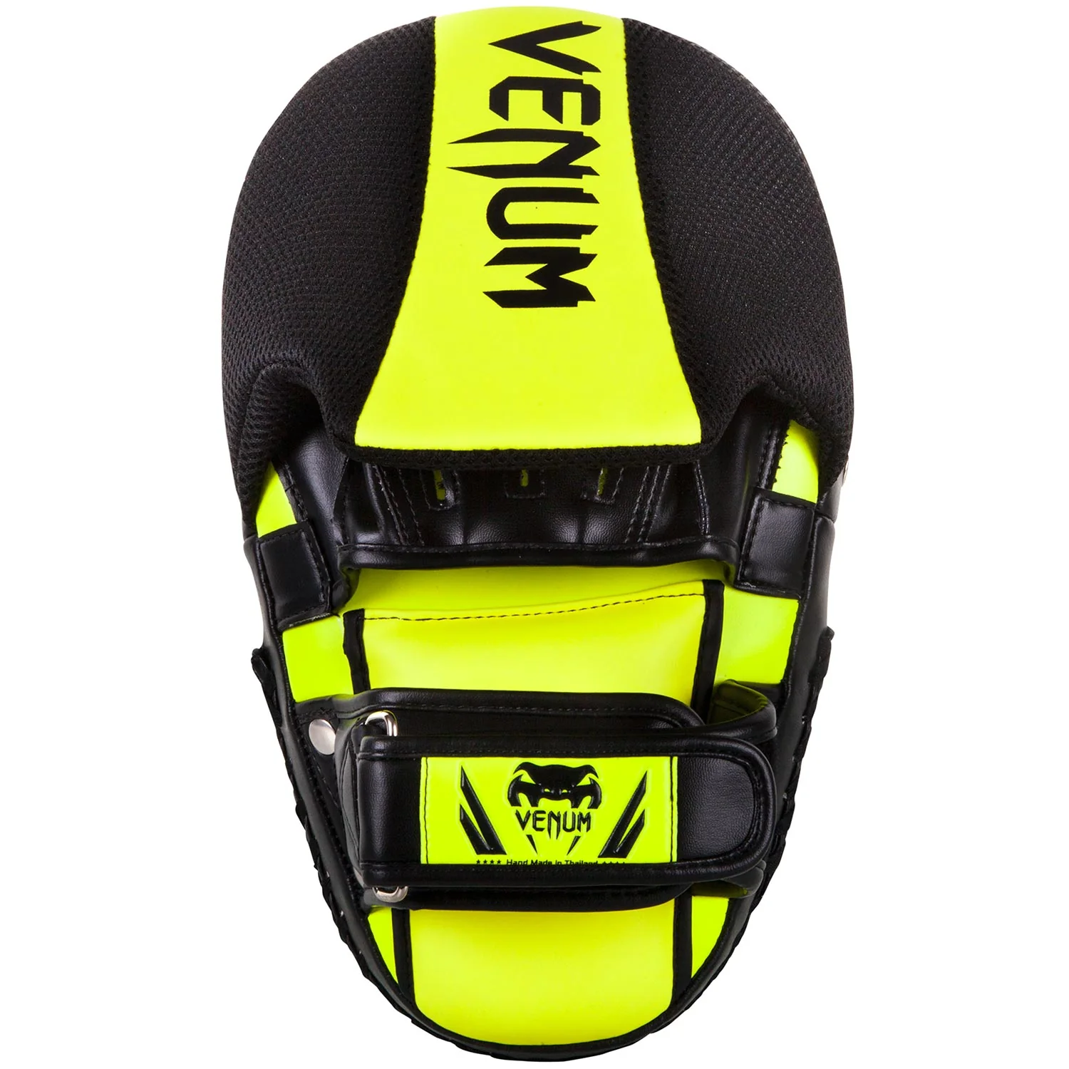 Venum Elite Big Focus Mitts - Neo Yellow - Image 4