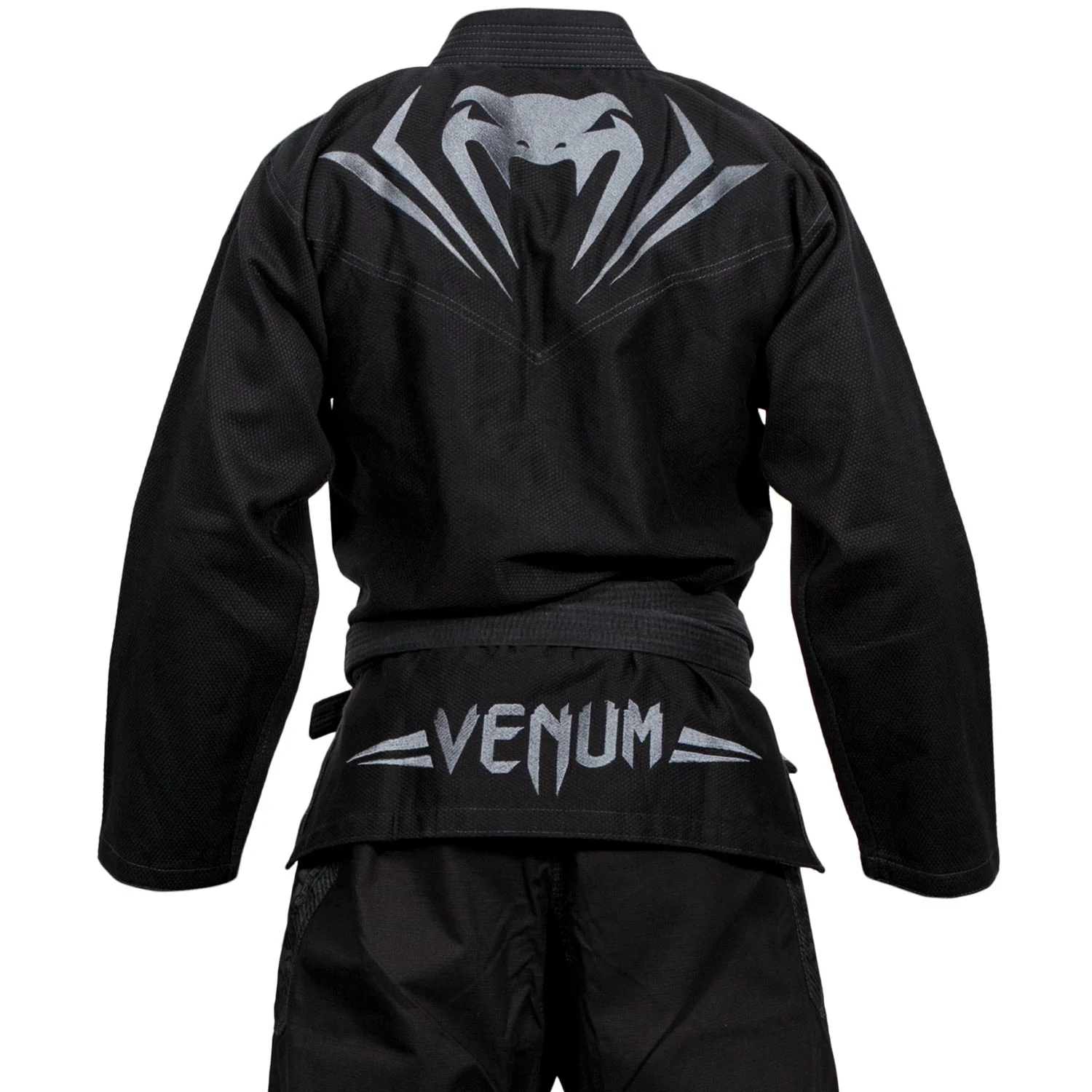 Venum Elite BJJ Gi - Black/Black - Image 2