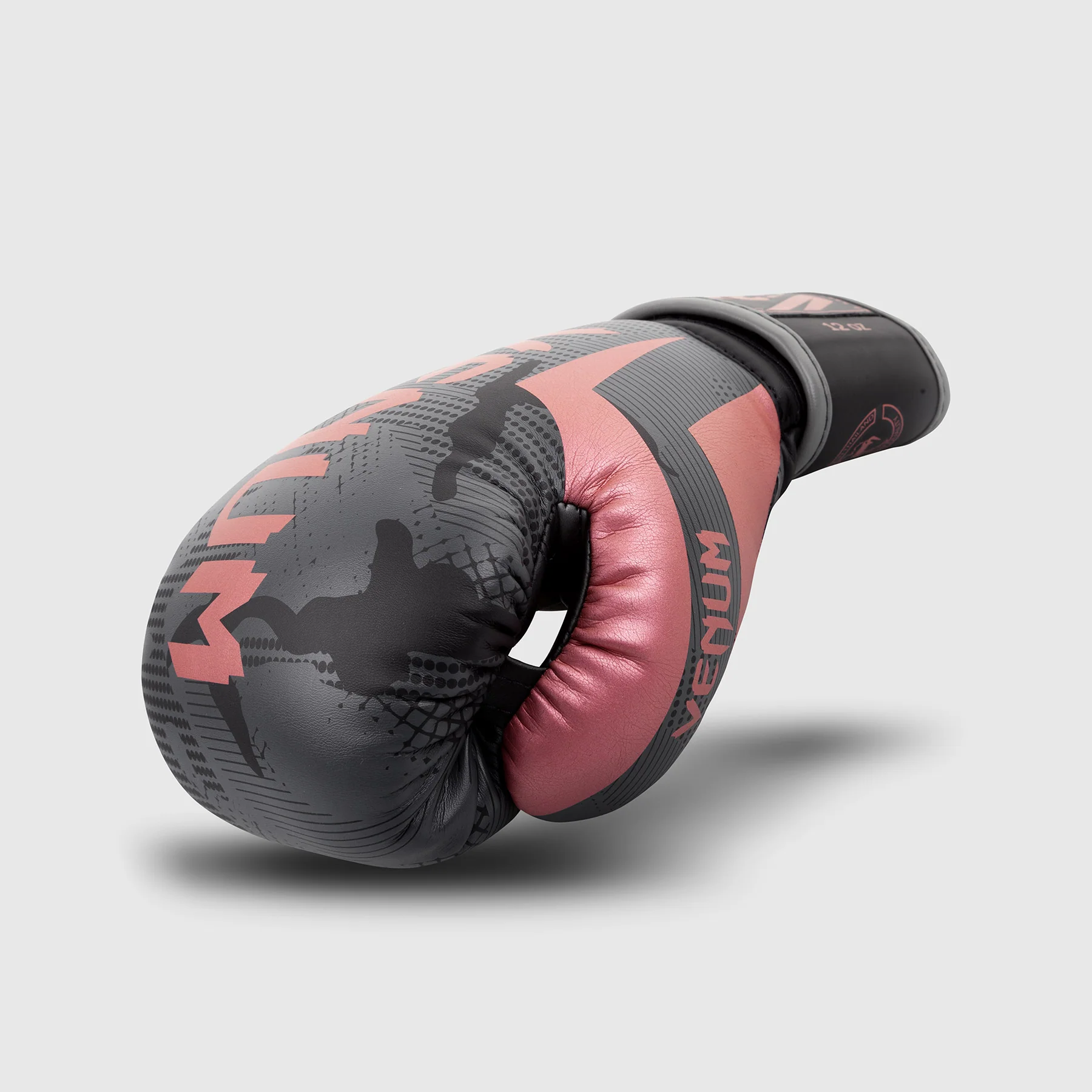 Venum Elite Boxing Gloves – Camo/Pink - Image 7