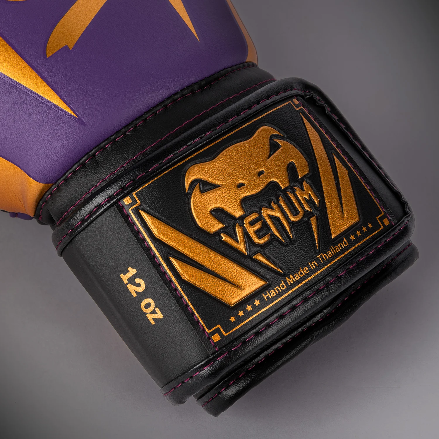 Venum Elite Boxing Gloves - Dark Purple - Special Edition - Image 3