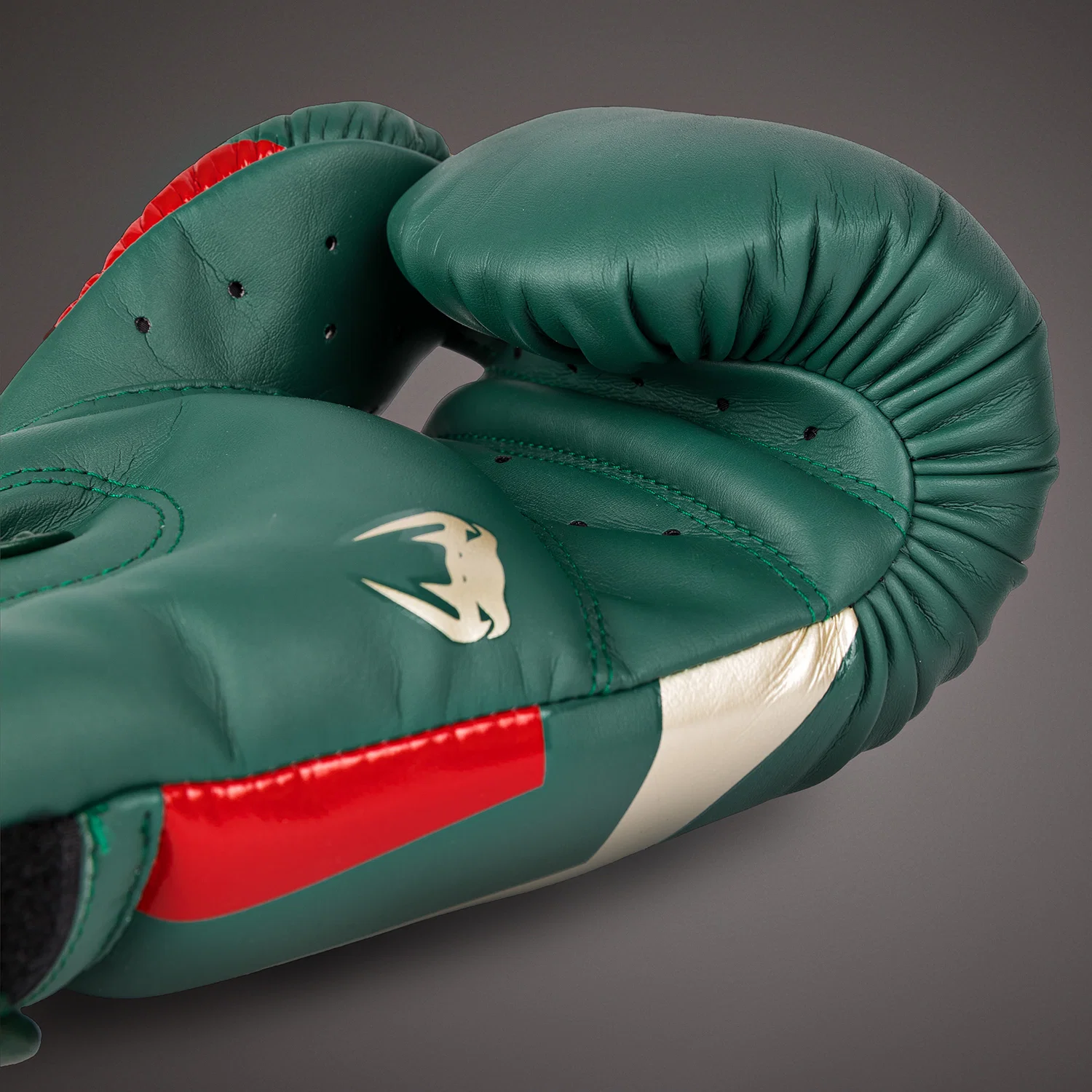Venum Elite Boxing Gloves - Green - Special Edition - Image 4