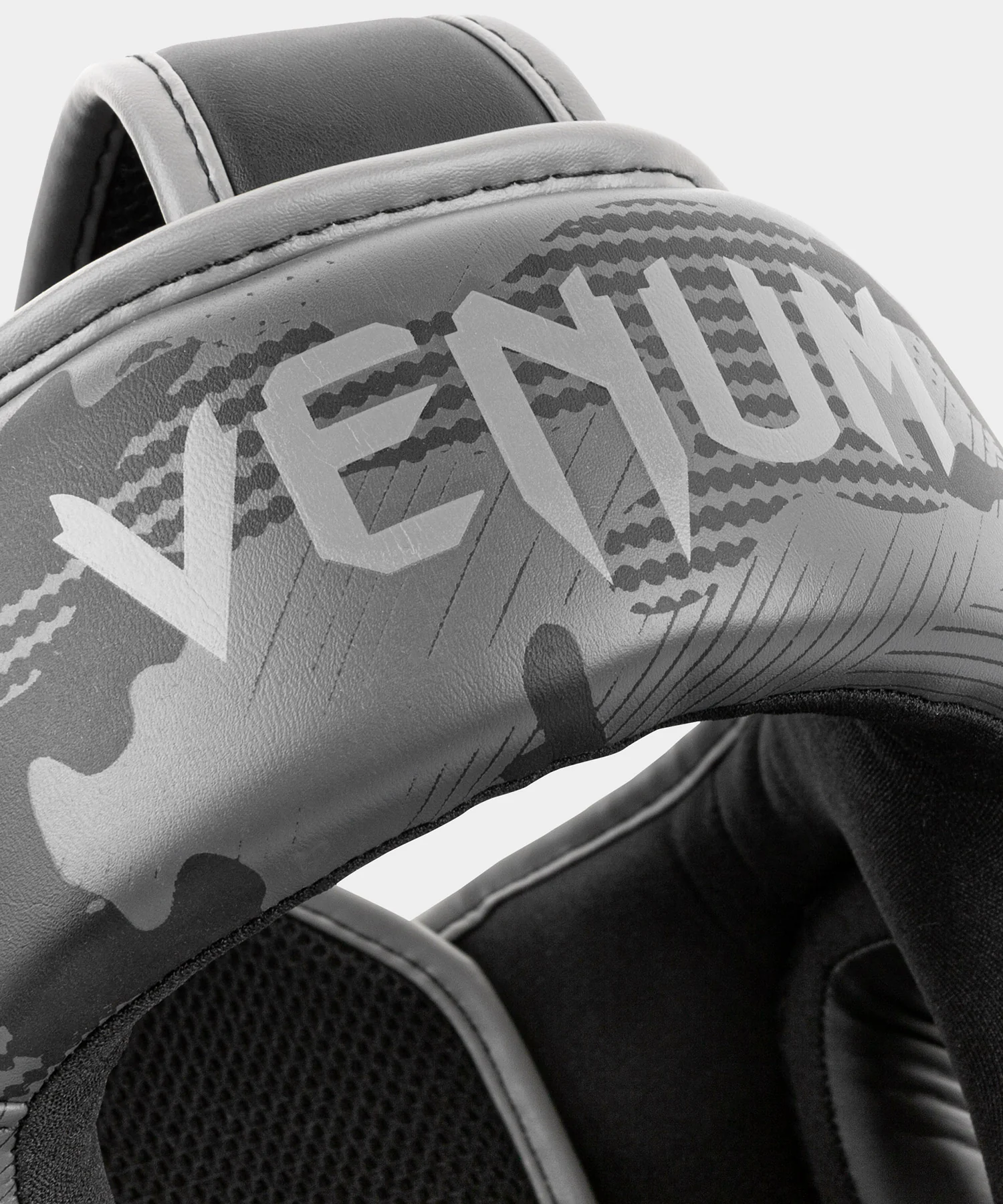 Venum Elite Boxing Headgear - Black/Dark camo - Image 4