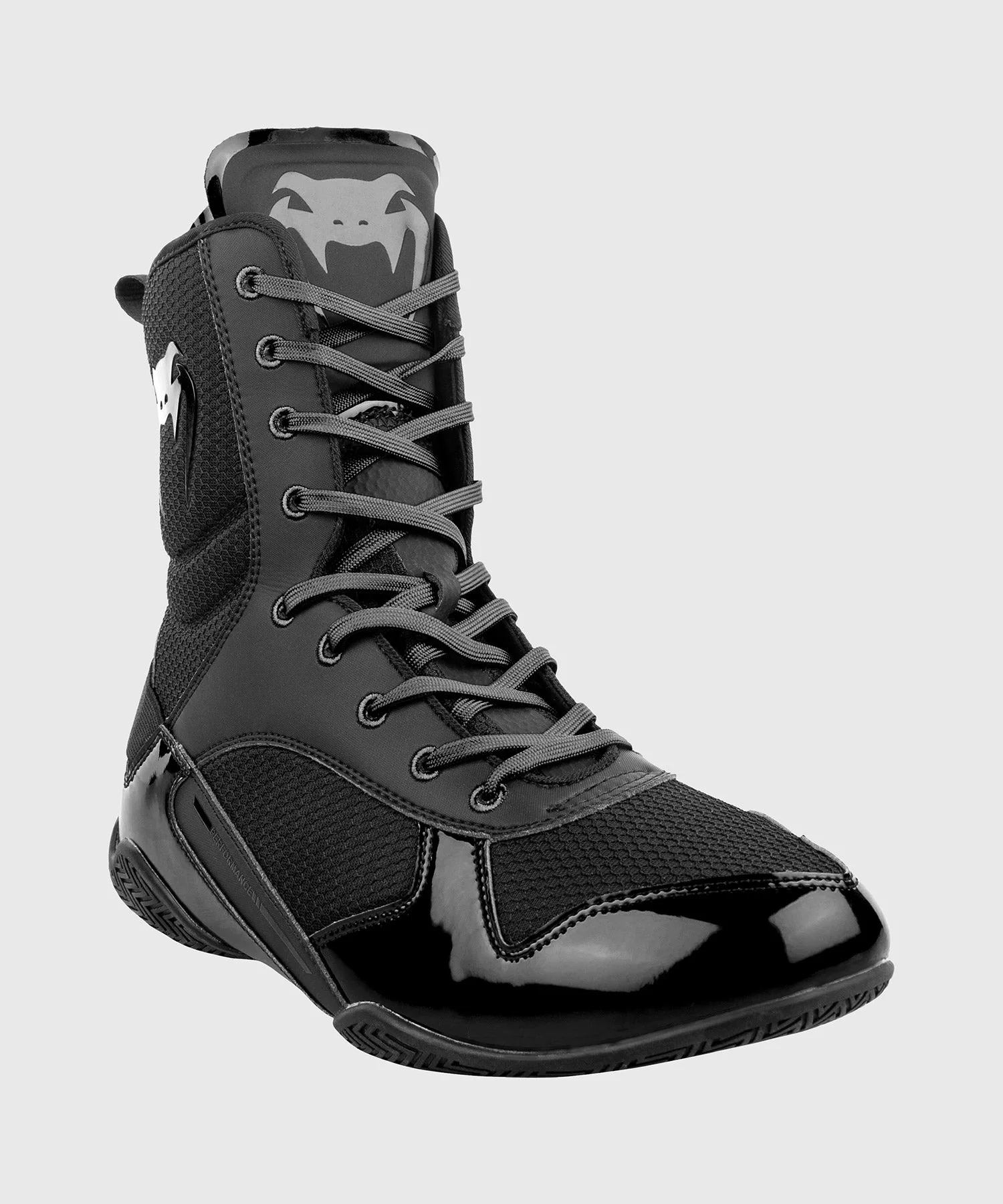 Venum Elite Boxing Shoes - Black/Black - Image 5