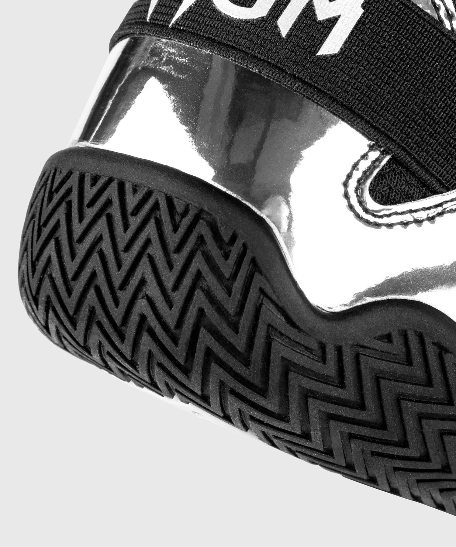 Venum Elite Boxing Shoes - Black/Silver - Image 8