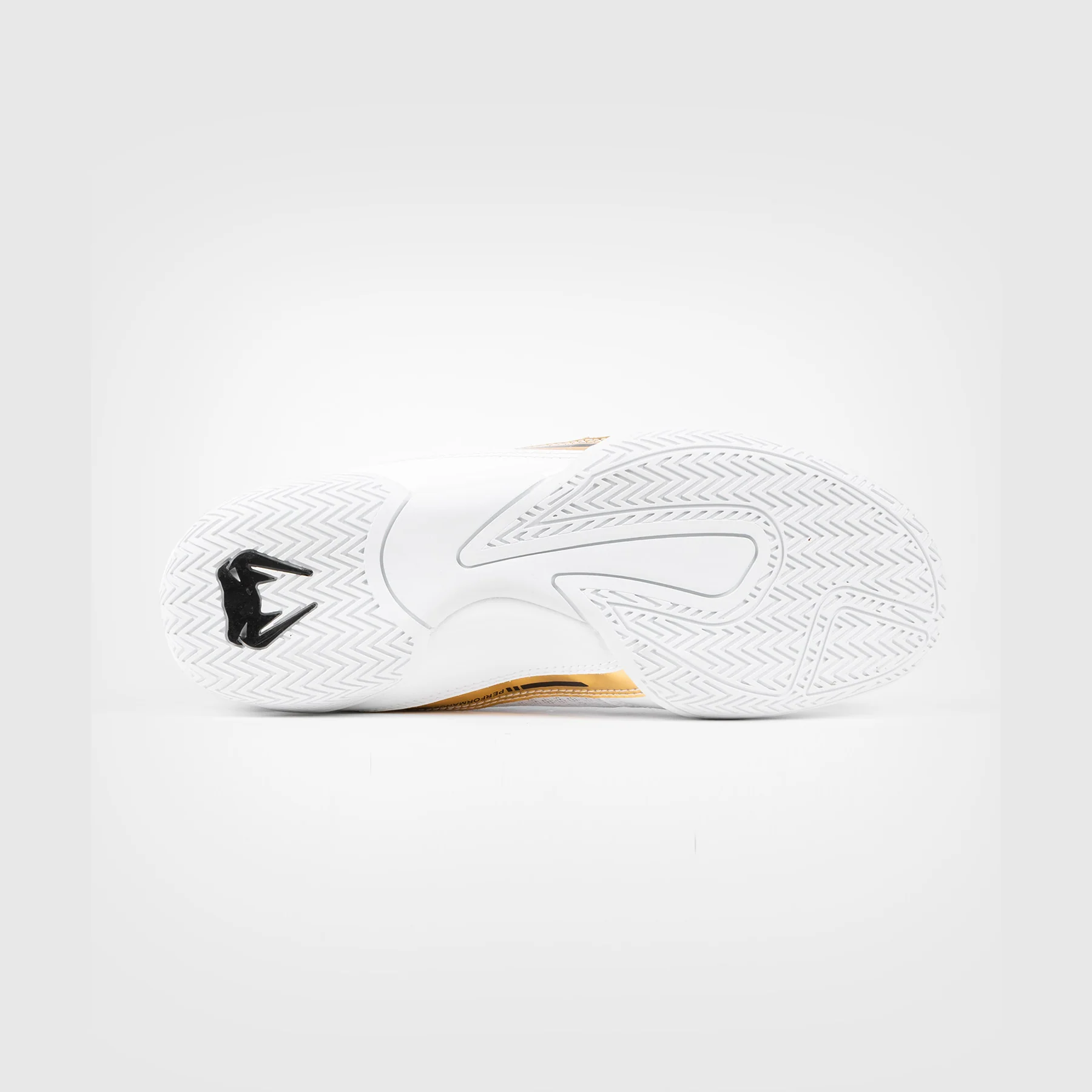 Venum Elite Boxing Shoes - White/Black/Gold - Image 7