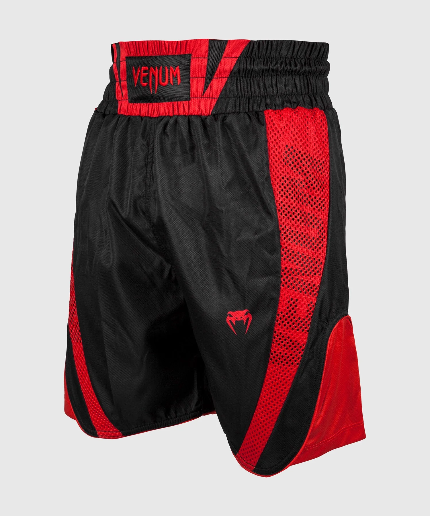 Venum Elite Boxing Shorts - Black/Red - Image 3