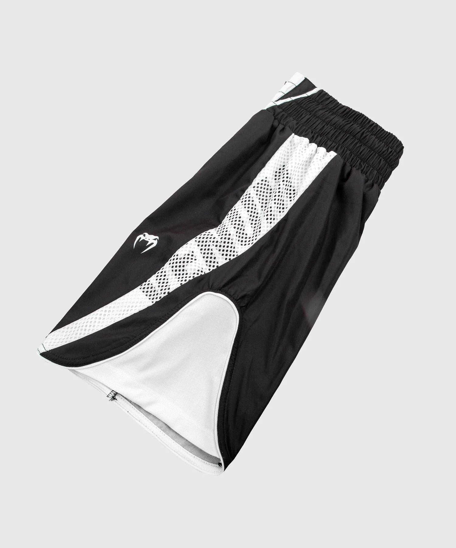 Venum Elite Boxing Shorts - Black/White - Image 6