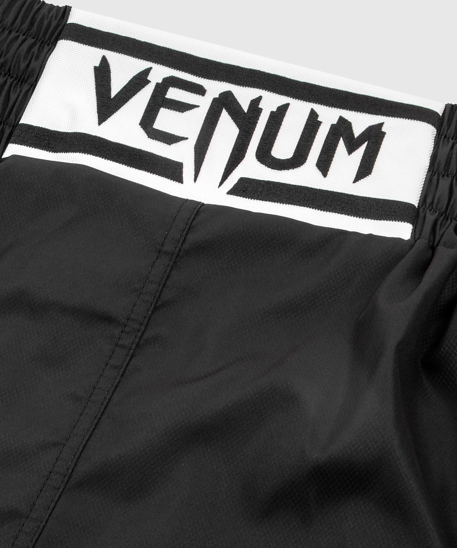 Venum Elite Boxing Shorts - Black/White - Image 8
