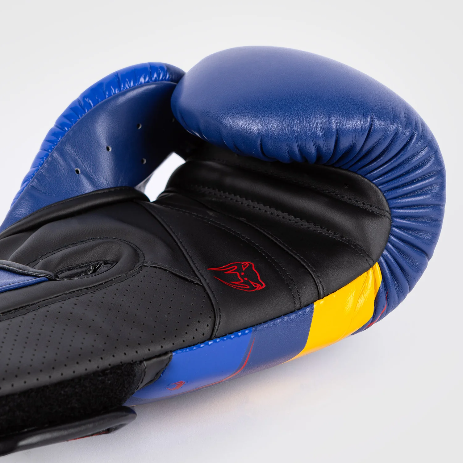 Venum Elite Evo Boxing Gloves - Blue/Yellow - Image 6