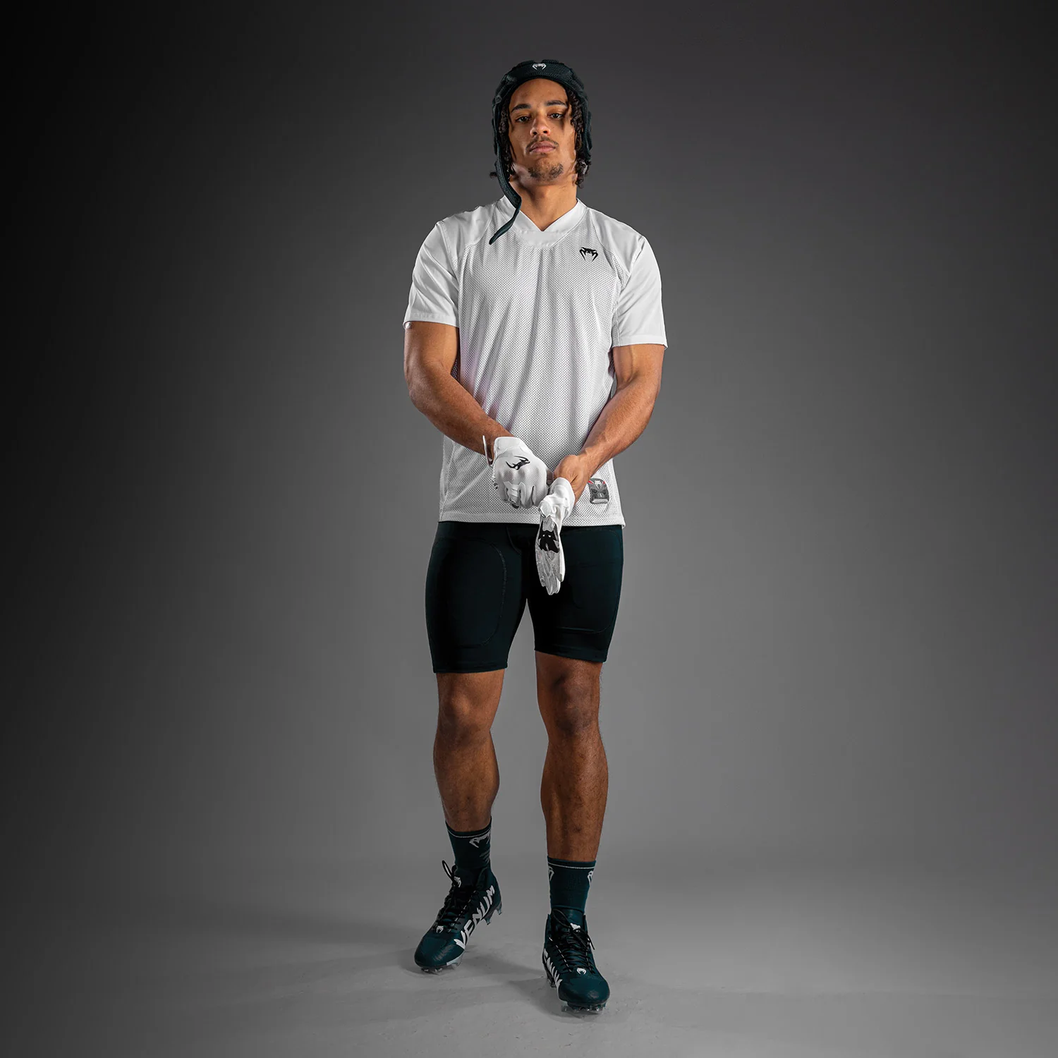 Venum Elite Football Compression Shorts - Black - Image 5