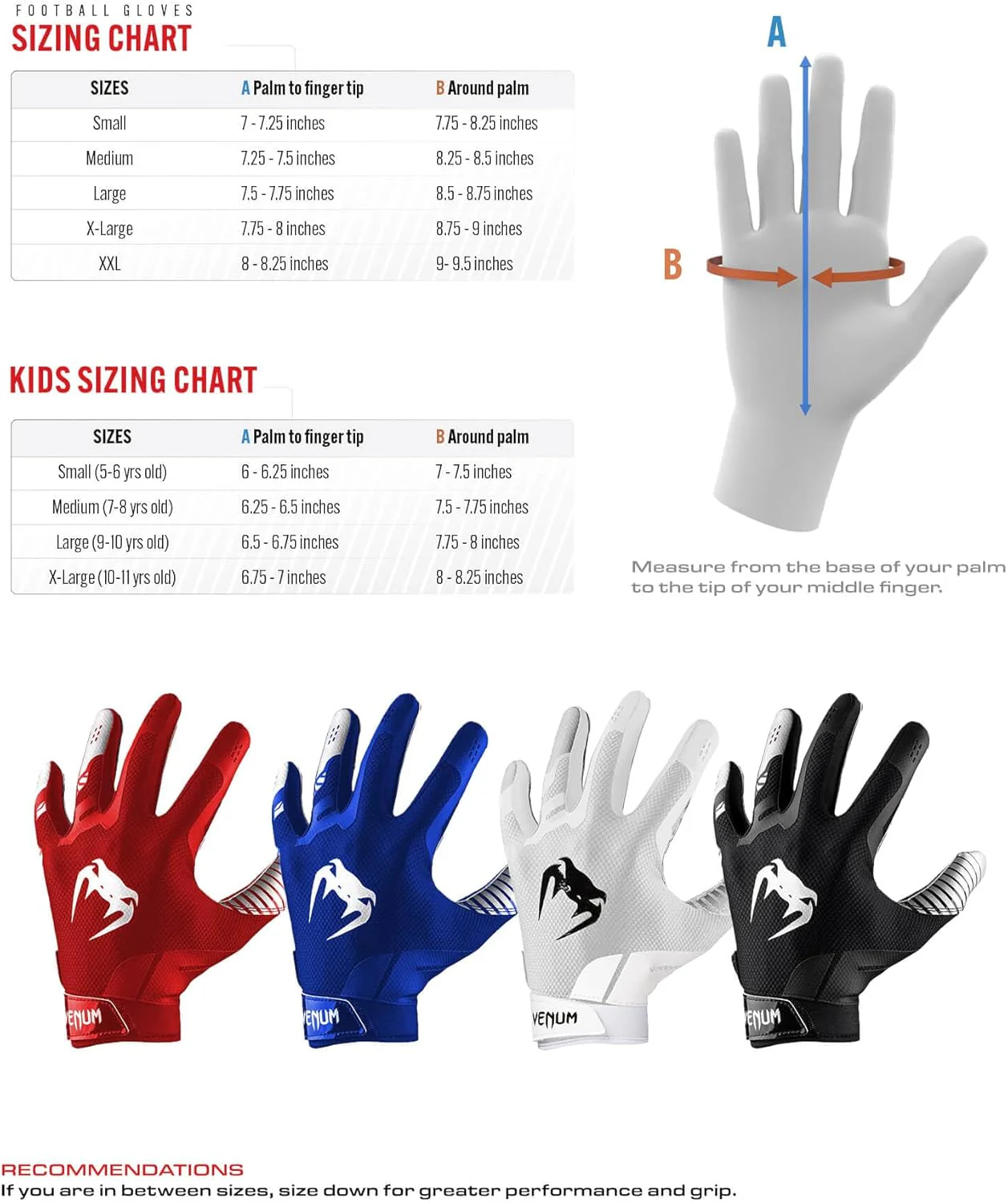 Venum Elite Football Gloves - Royal Blue/Silver - Image 7