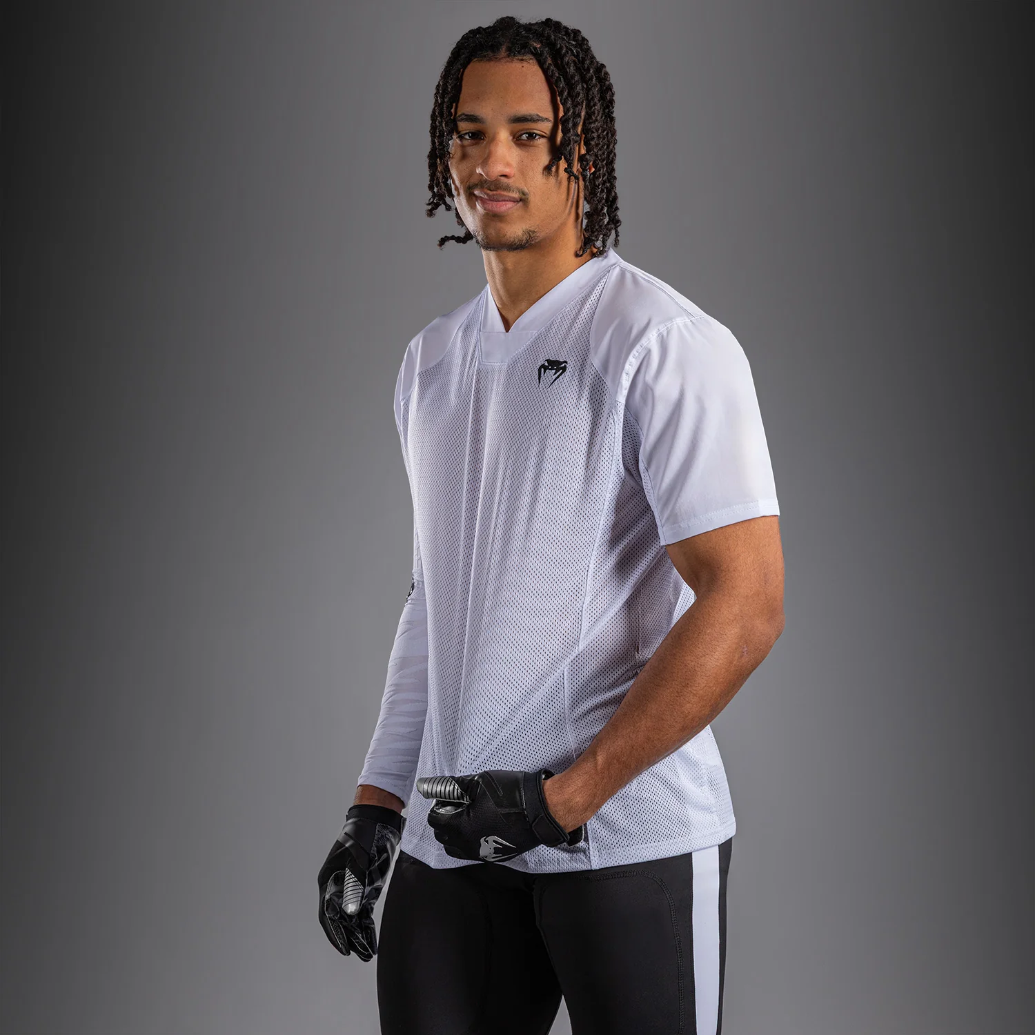 Venum Elite Football Short Sleeve Jersey - White - Image 5